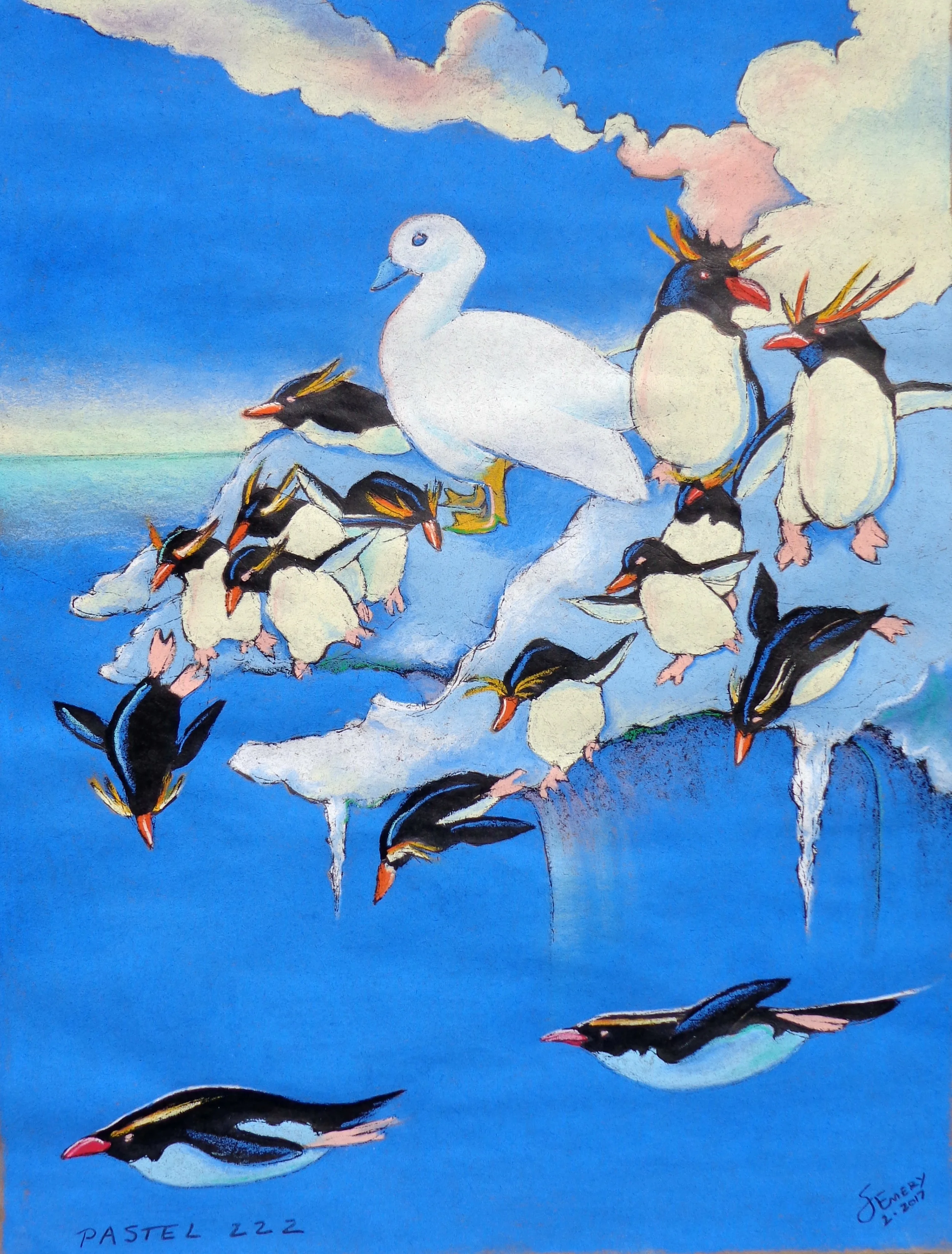 Rock Hoppers and Snow Goose