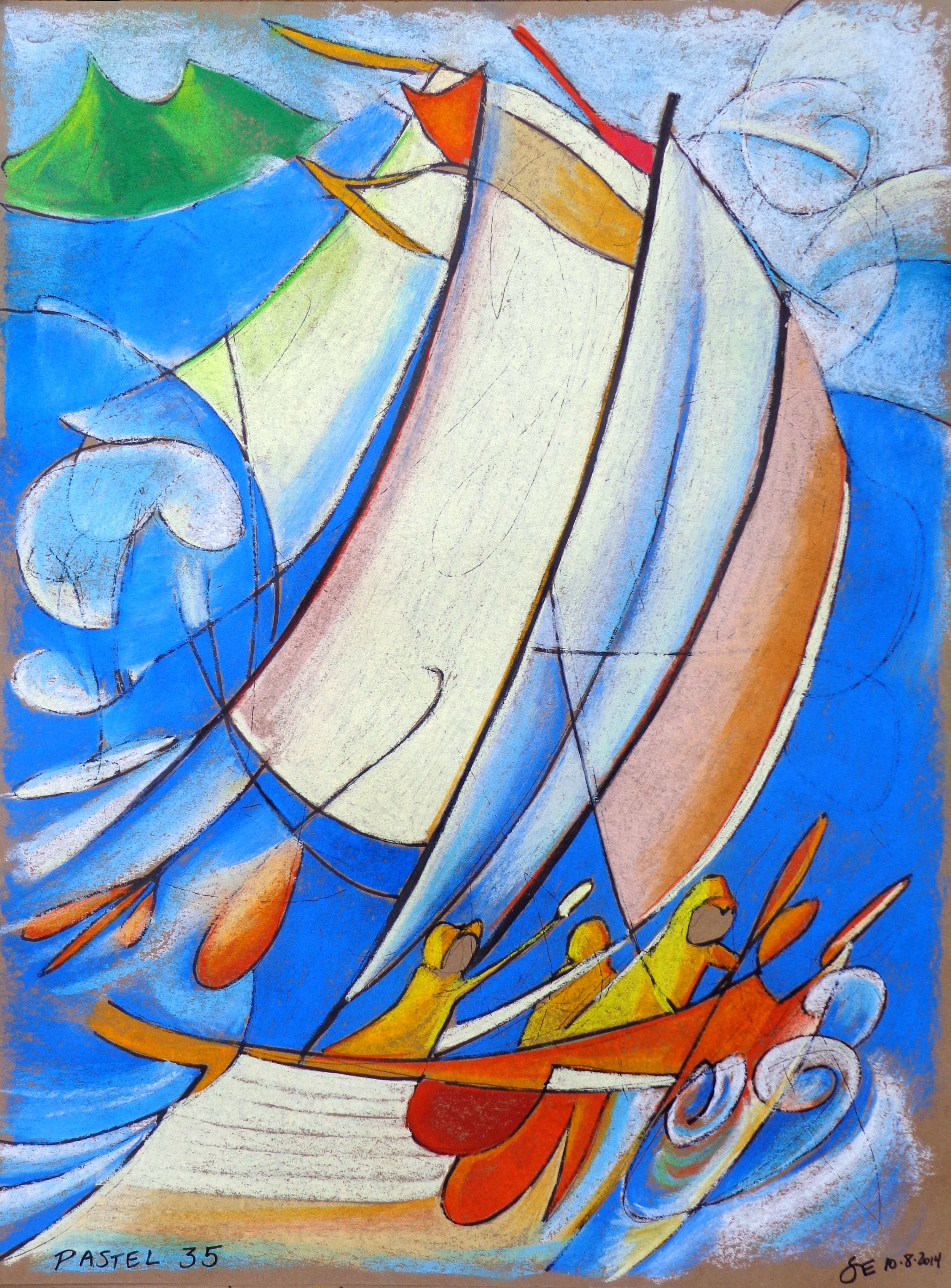 Boat - Pastel 35