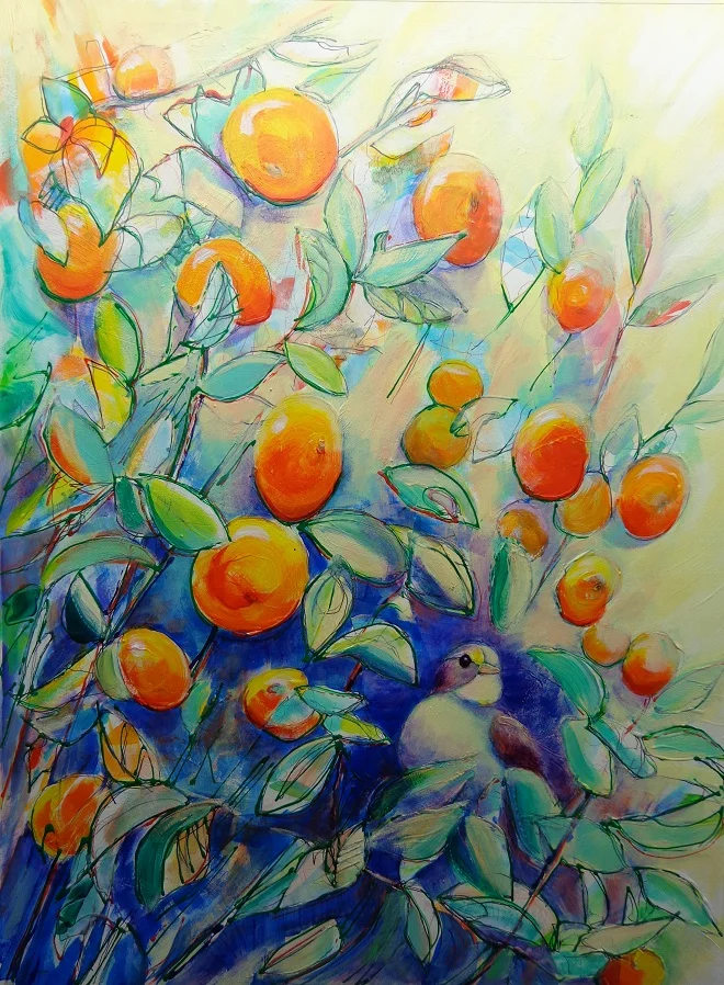Florida - Bok Tower Gardens - January 2017 - Acrylic Sketch