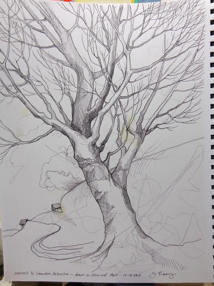 Tree - inspired by Arboretum, GSO, NC