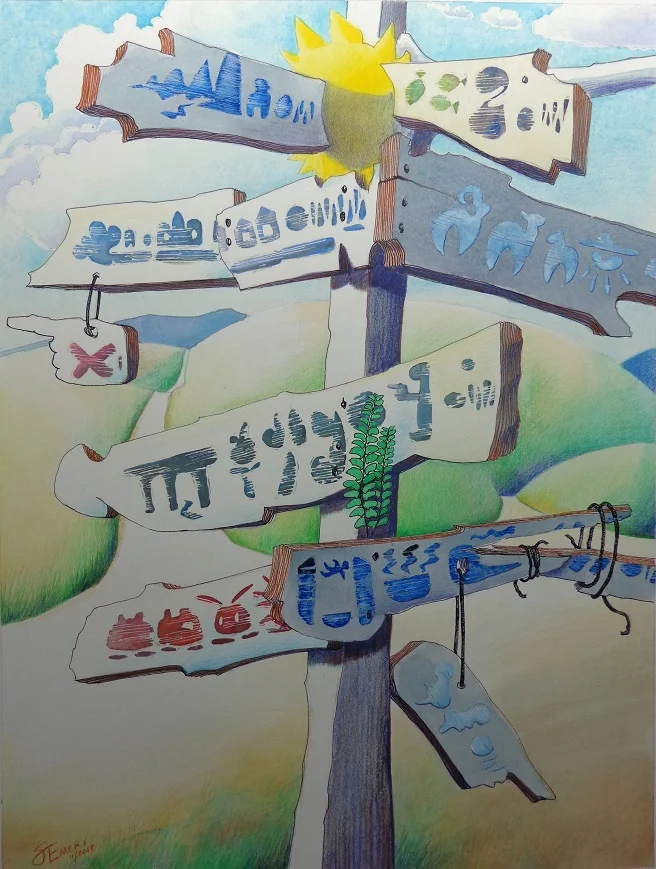 Sign Post in Another World