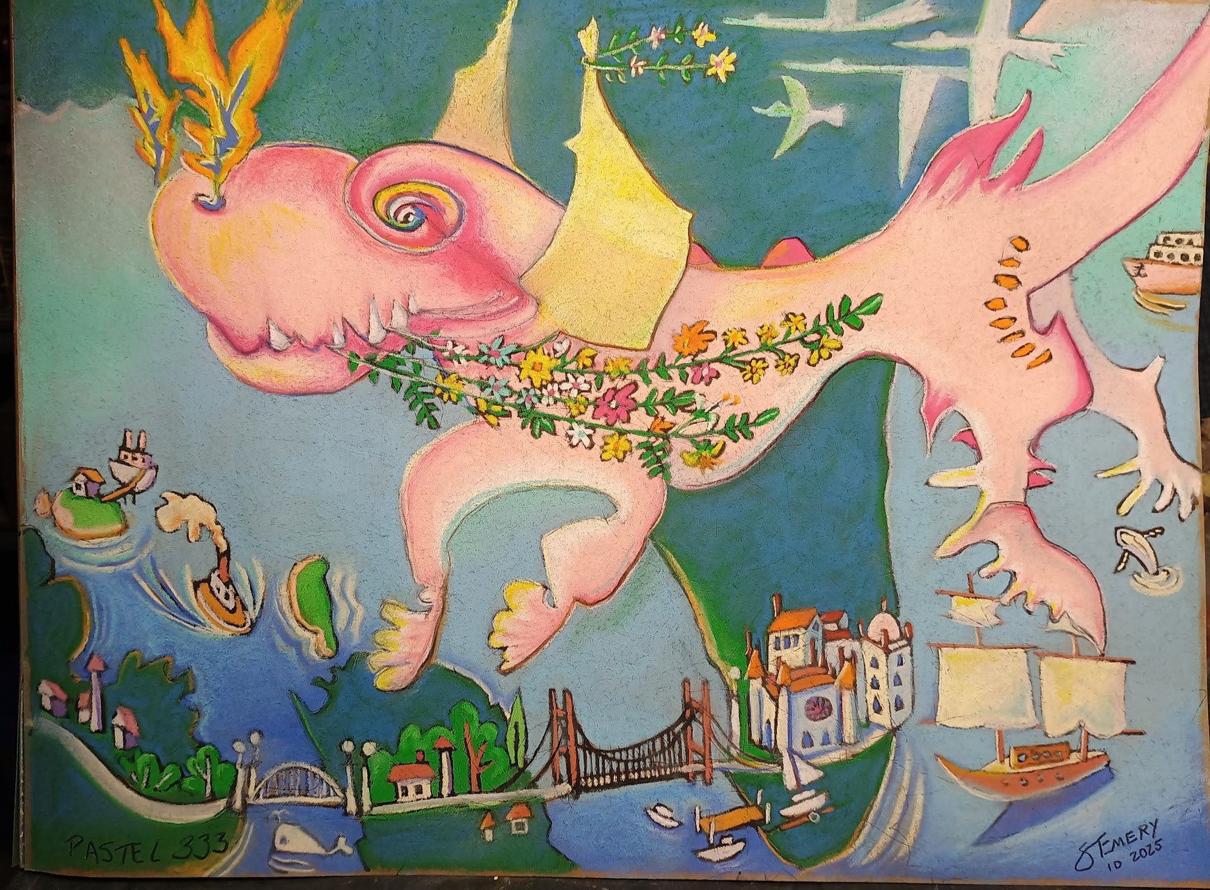 Pink Dragon Aloft