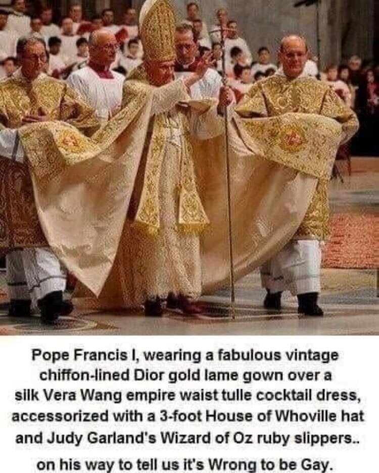As far as Popes go, this dude seems pretty accepting and open, but love, in all forms, is never a sin. #equality And yes, I know this is the previous pope, it's the sentiment I'm referring to!