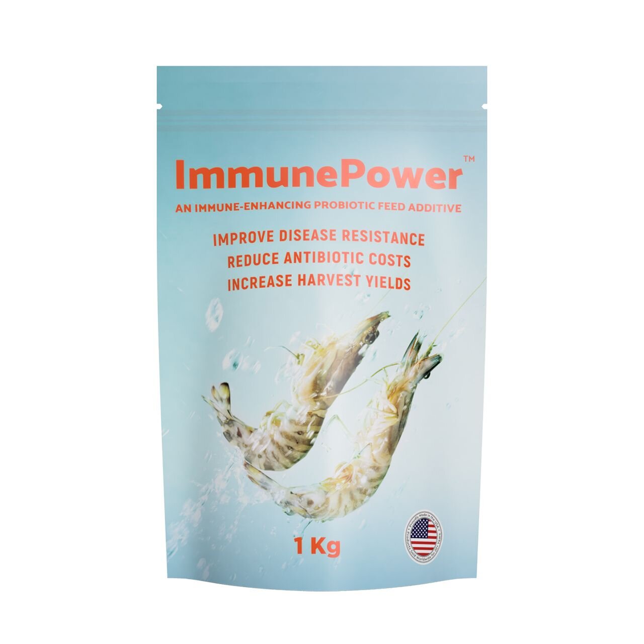 ImmunePower™ packaging - Feed Additive for Shrimp Aquaculture