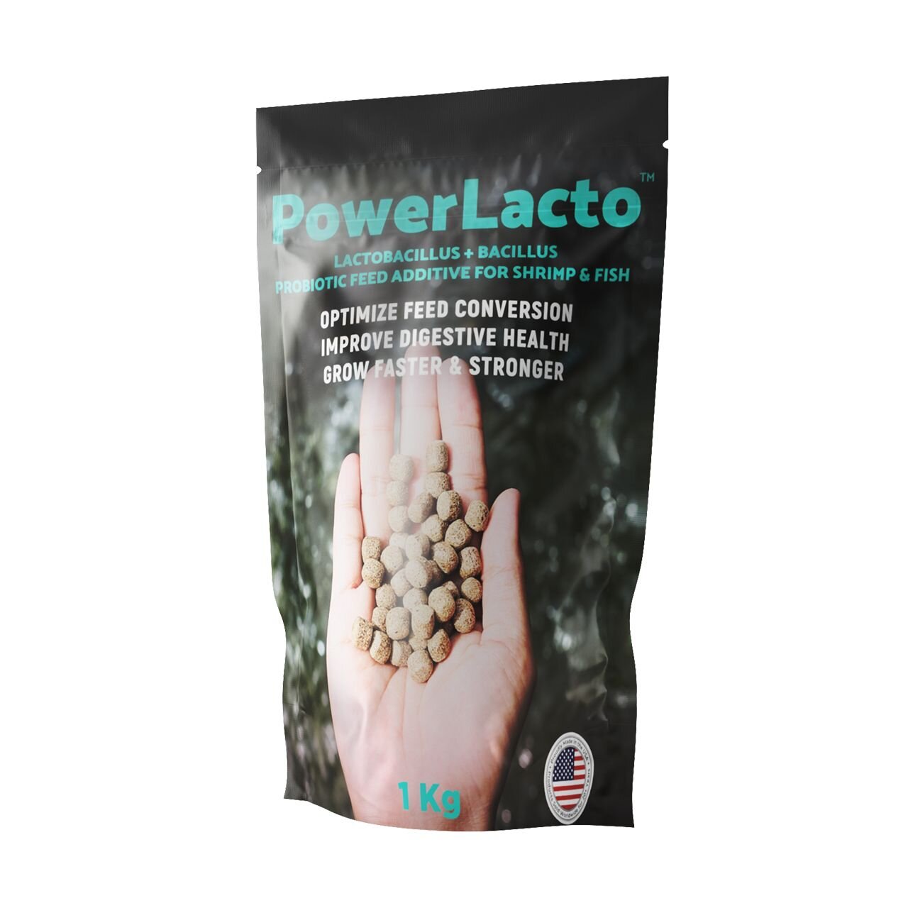 PowerLacto™ - Lactobacillus + Bacillus probiotic feed additive for shrimp &amp; fish