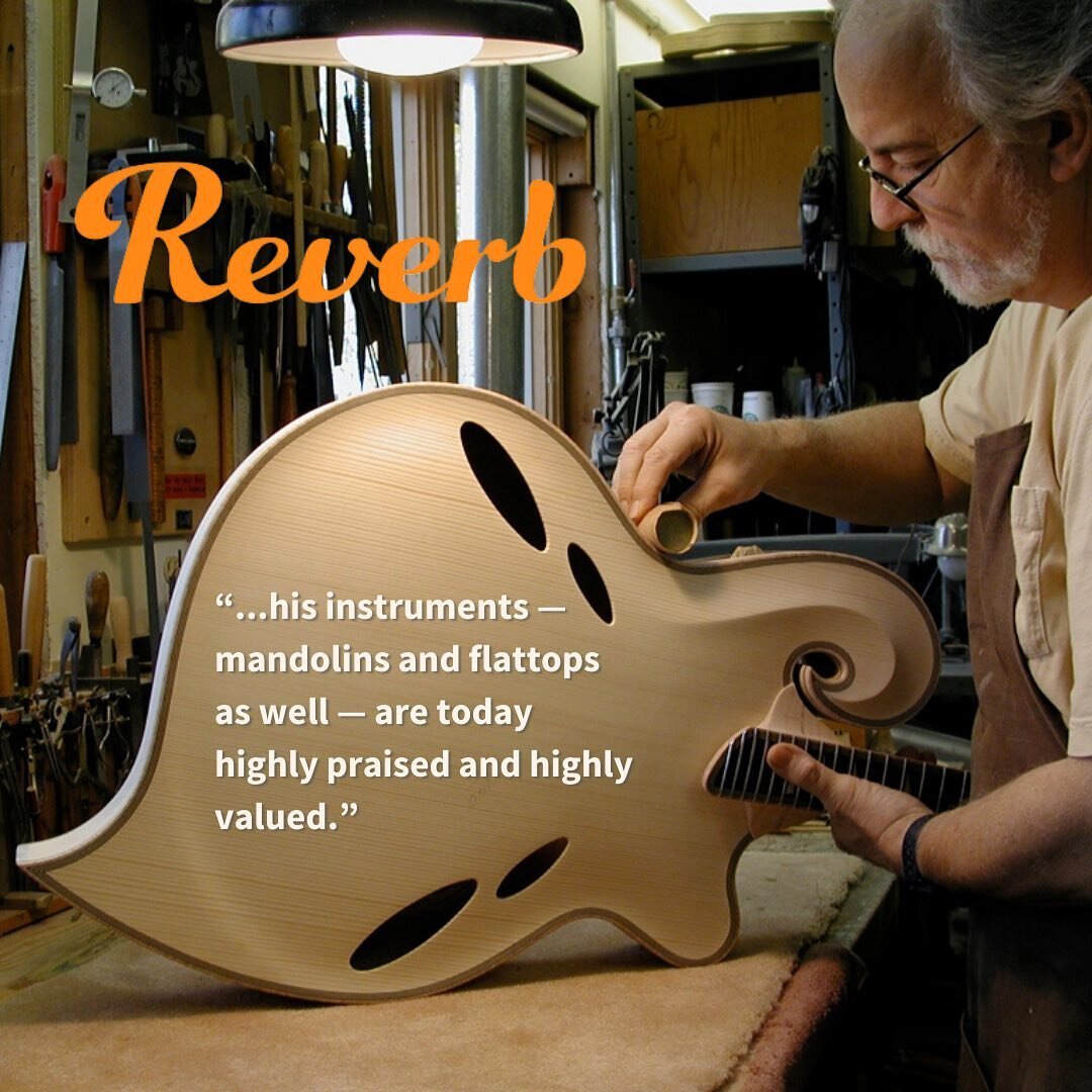 @reverb interviewed the incredible John Monteleone about his beautiful guitars and his craft previewing the new documentary, &ldquo;The Chisels Are Calling&rdquo; out now!

Full feature at the link in bio 😊