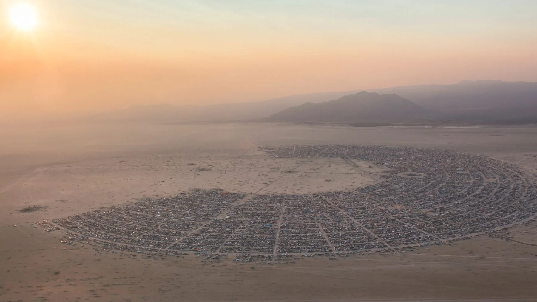 Black Rock City, Nevada Pop: ~80,000
