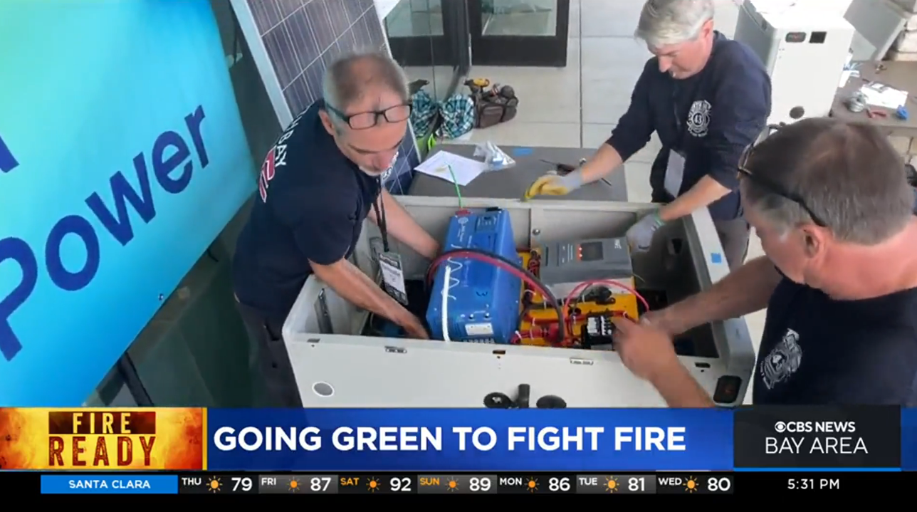 Sonoma County fire stations upgrade with DIY solar-powered generators
