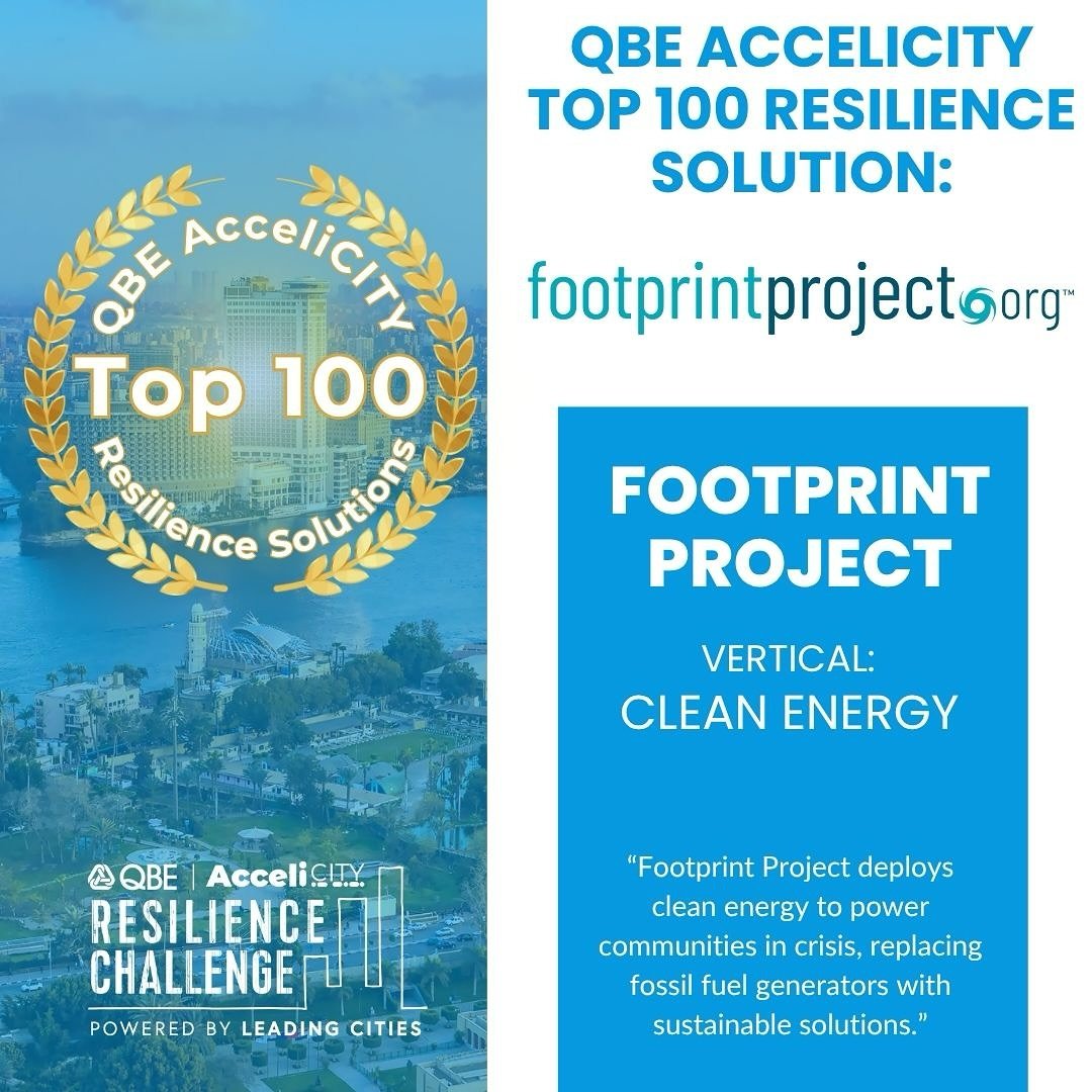 We&rsquo;re honored to share that Footprint Project has been selected as one of the Top 100 Resilience Solutions in the 2025 QBE Insurance #AcceliCITY Resilience Challenge by @leading_cities!

After 800 applicants across 71 countries, we&rsquo;re pro