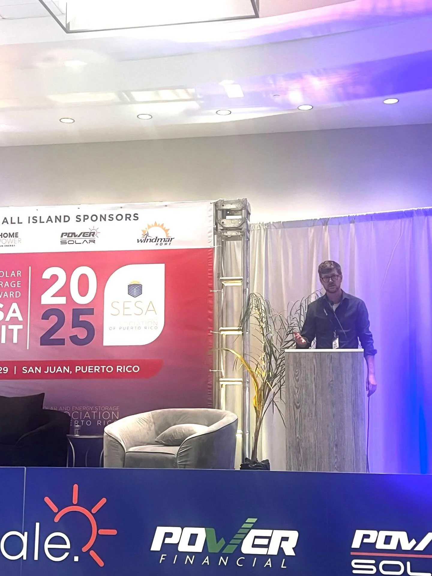 Before Hurricane Melissa formed in the Atlantic, our Founding Director, Will Heegaard, had already planned his trip to attend the SESA Summit in San Juan, Puerto Rico to learn from and discuss with renewable energy advocates. It wasn&rsquo;t until da