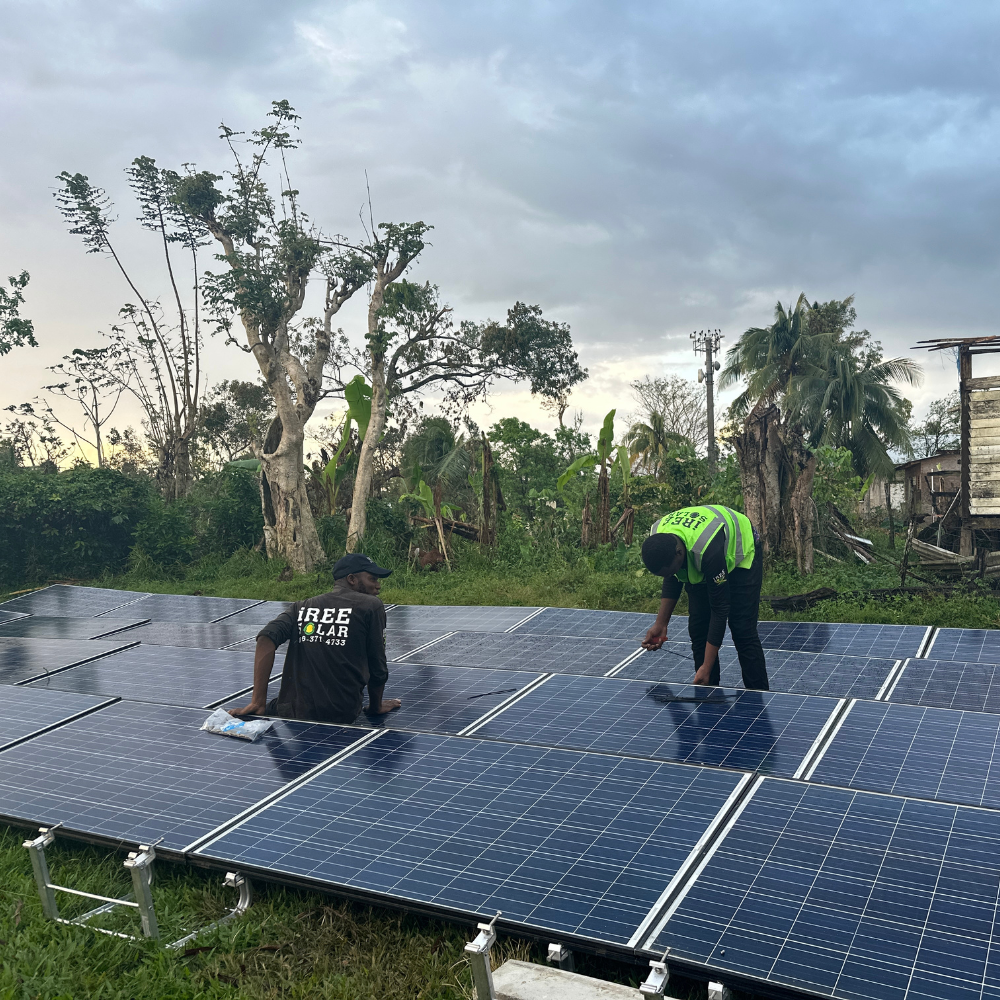 Responding to Hurricane Melissa Outages with Mobile Solar Microgrids