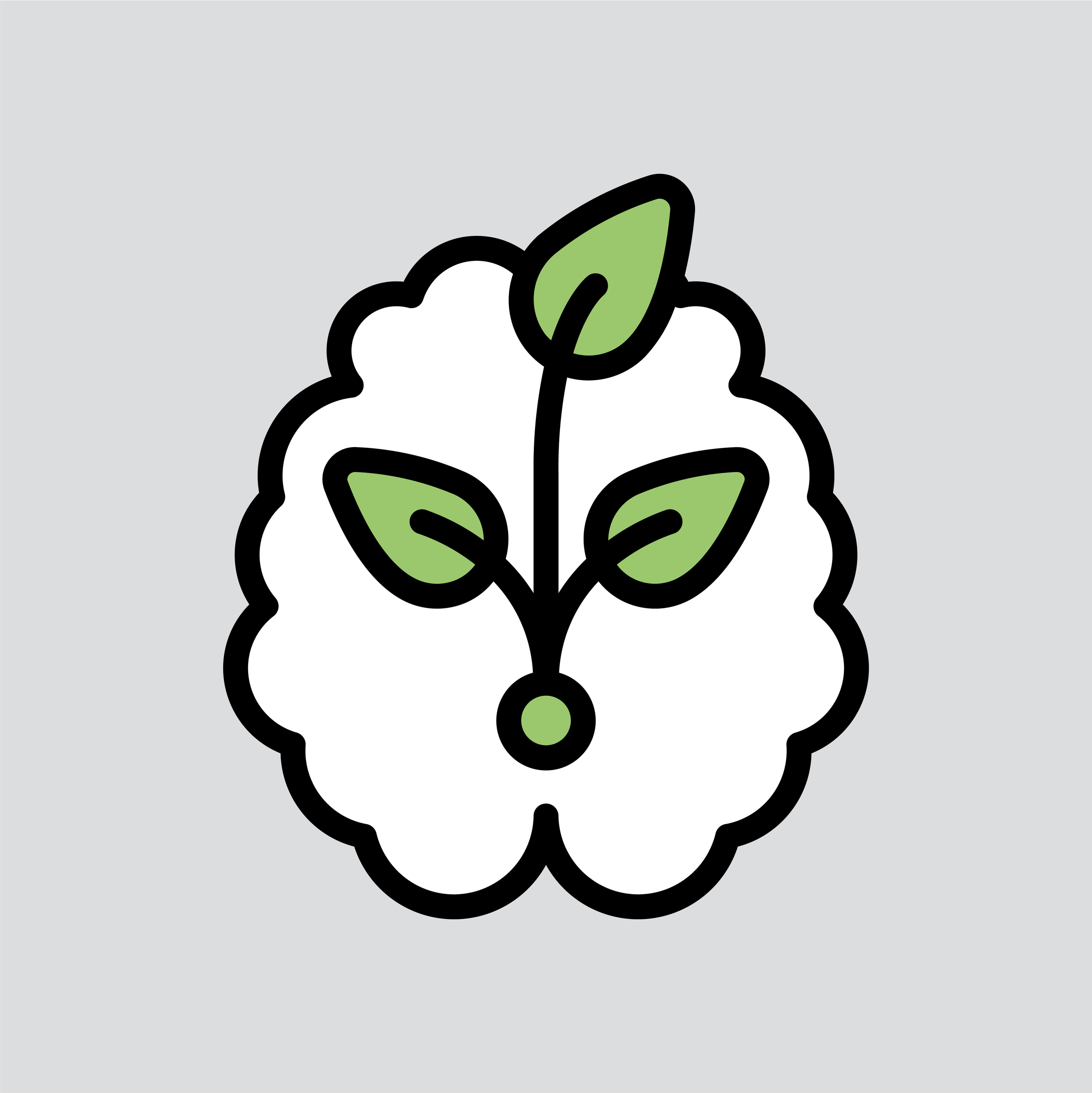 Icon showing a critical thinking and growth.