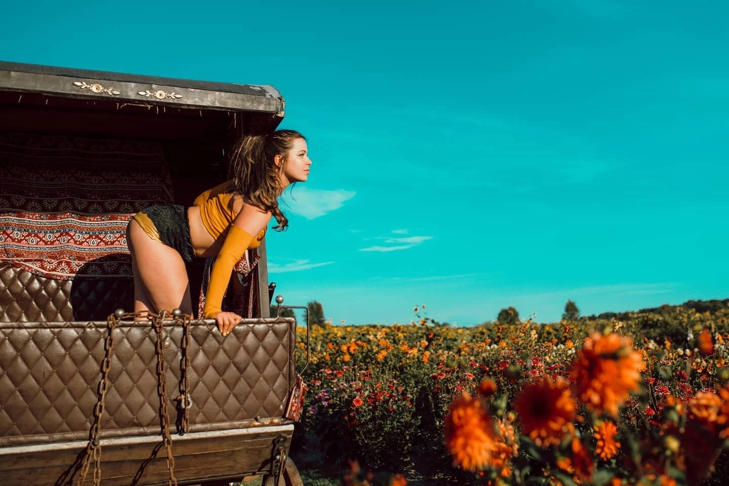 &quot; Where we're going - we don't need roads &quot; 
Model: @honeylyramoon 
#ifyouleave #justgoshoot #myfeatureshoot #AOV #visualsoflife #artofvisuals #peoplescreatives #watchthisinstagood #caravan #nomadlife #nomadic #explorebc #explore #wedontnee
