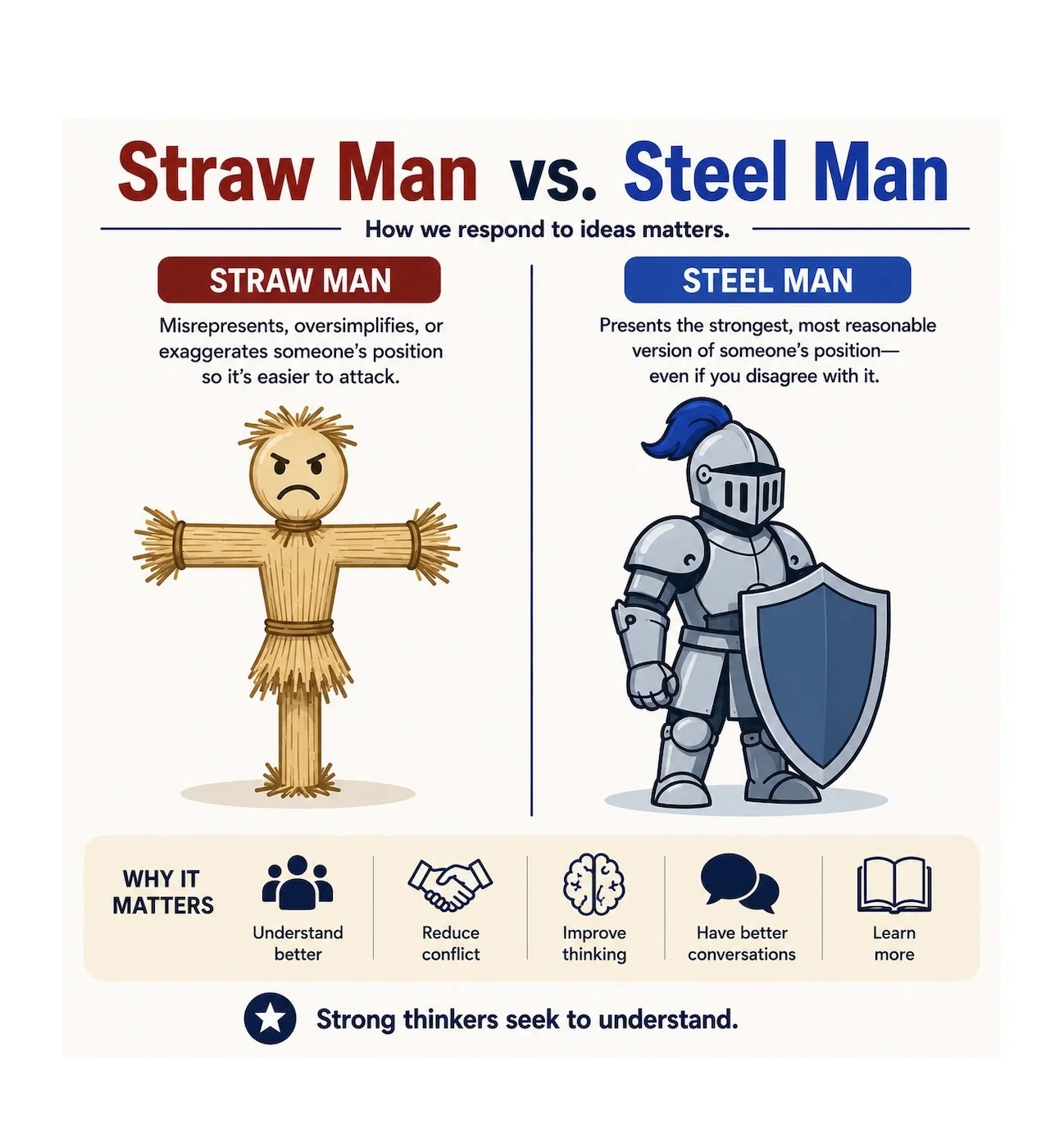 Straw Man vs. Steel Man