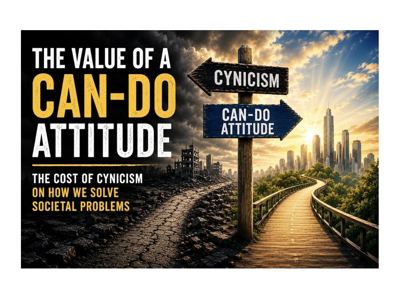The Value of a Can-Do Attitude:&nbsp;How Cynicism Holds Society Back