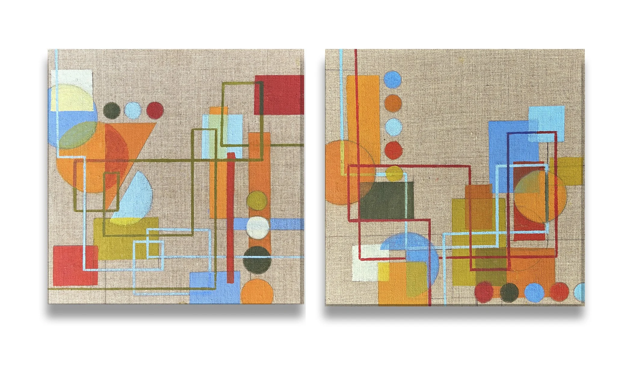 Daydream I and 2 -Dyptych