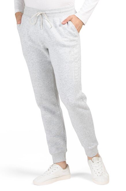 HURLEY Boxed Logo Relaxed Fit Cotton Fleece Joggers
