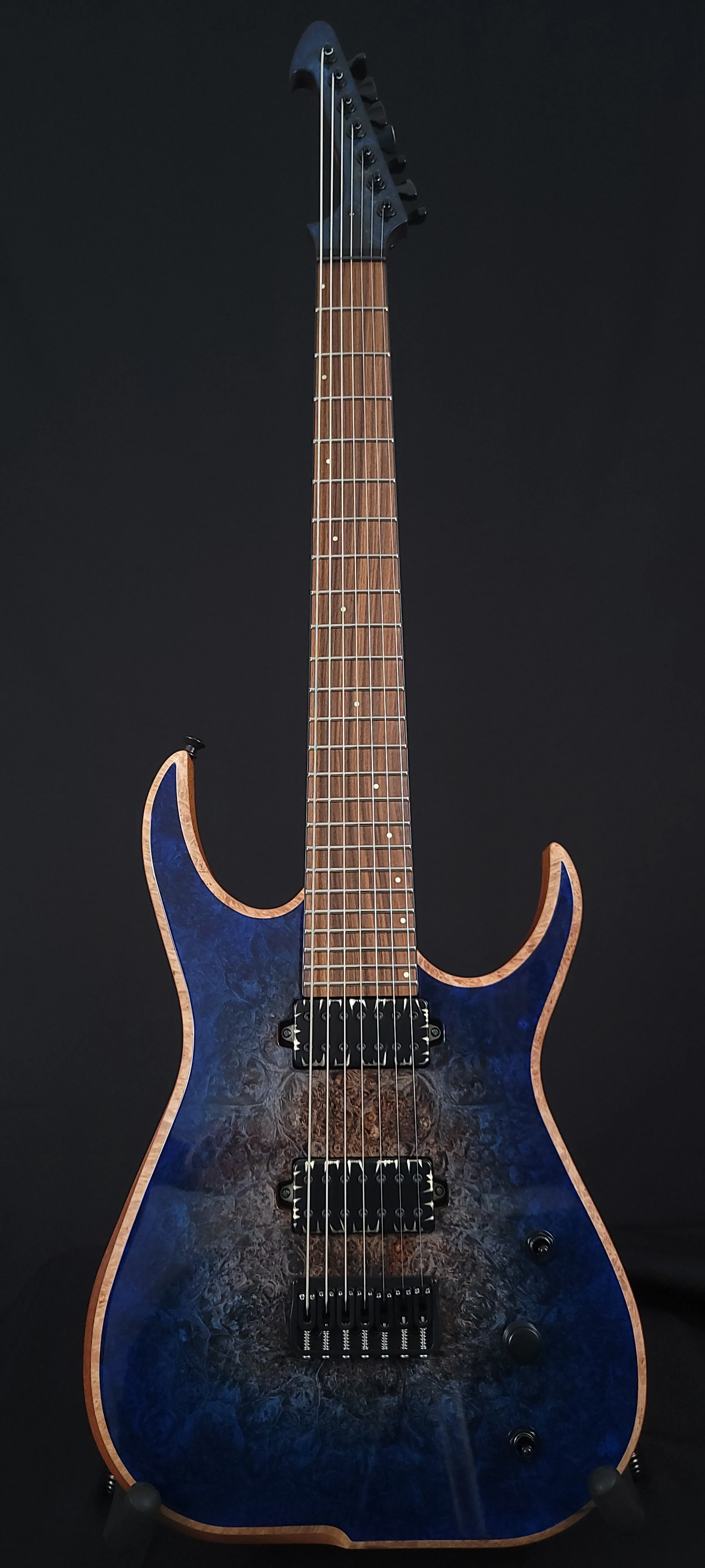 Skervesen Raptor 7 Blue Natural Burst High Gloss — Wild Guitar 