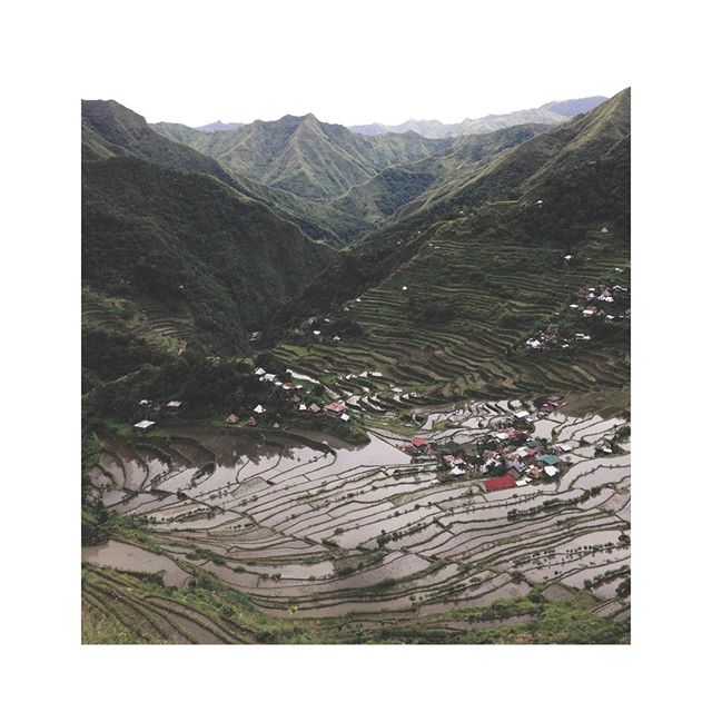 Rice terraces somewhere in the Philippines