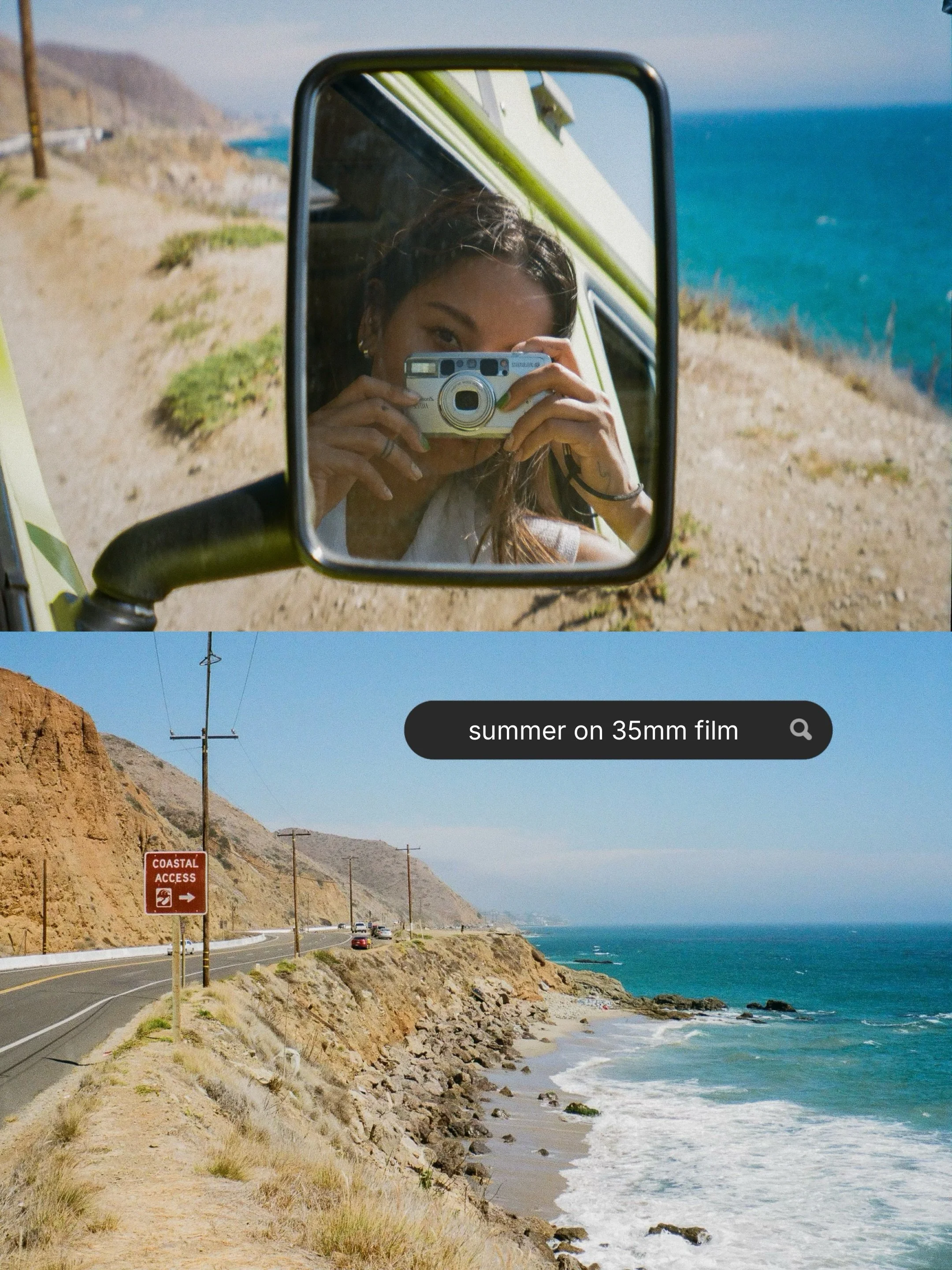 A mix of film photos from summers past 📸☀️🌊 #35mmfilm