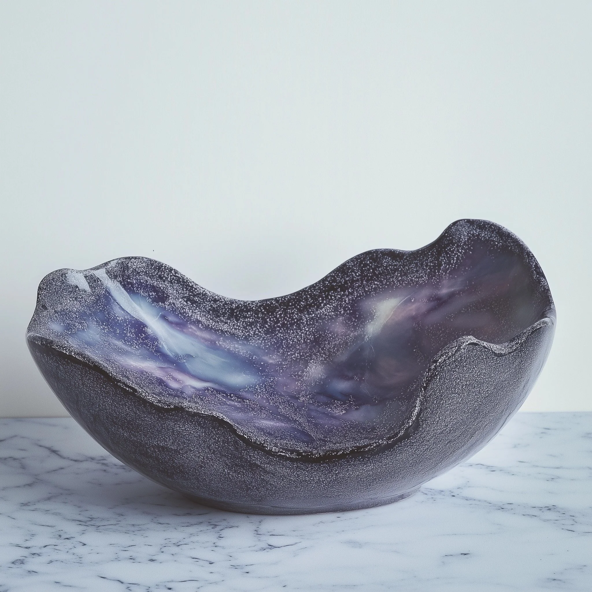 ABALONE VESSEL. Artist's conception of bowl made from Echino Stone
