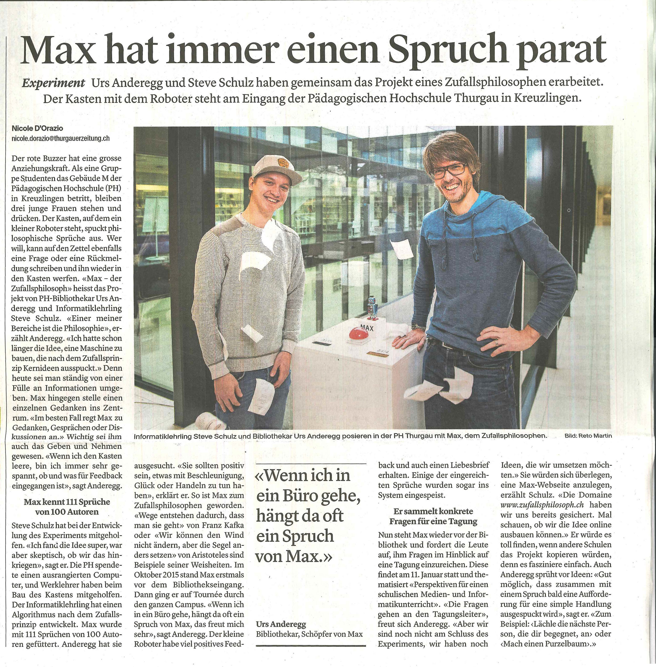 Artikel Max in der Thurgauer Zeitung 22.12.2016.jpg