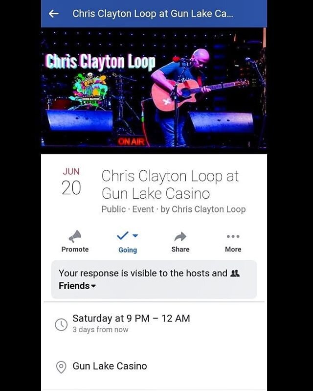 This Saturday will be a change of scenery! 
I'm playing at @GunLakeCasino 9pm-Midnight. 
This should be a super rad, definitely going to wear my good shoes for this one!
Gotta dial in a few effects on one of the pedalboards with changes from the last