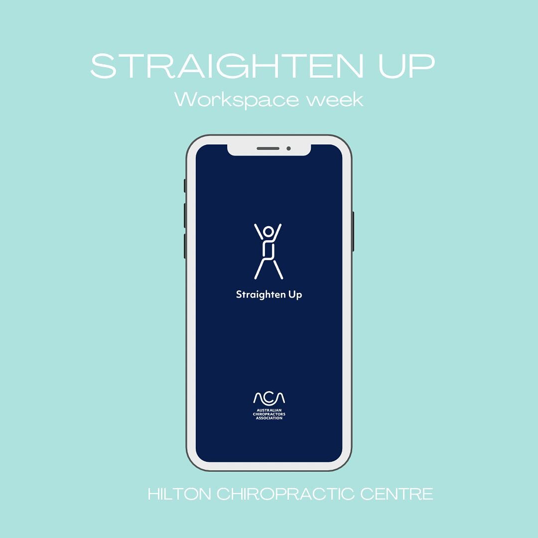 Check out the &ldquo;Straighten Up&rdquo; app, available FREE on the app store 📲 

Your pocket Chiropractor, this app aims to address the growing postural issues and back pain problems faced by Australians. 

Features include:
❤️ REMINDERS
Receive n