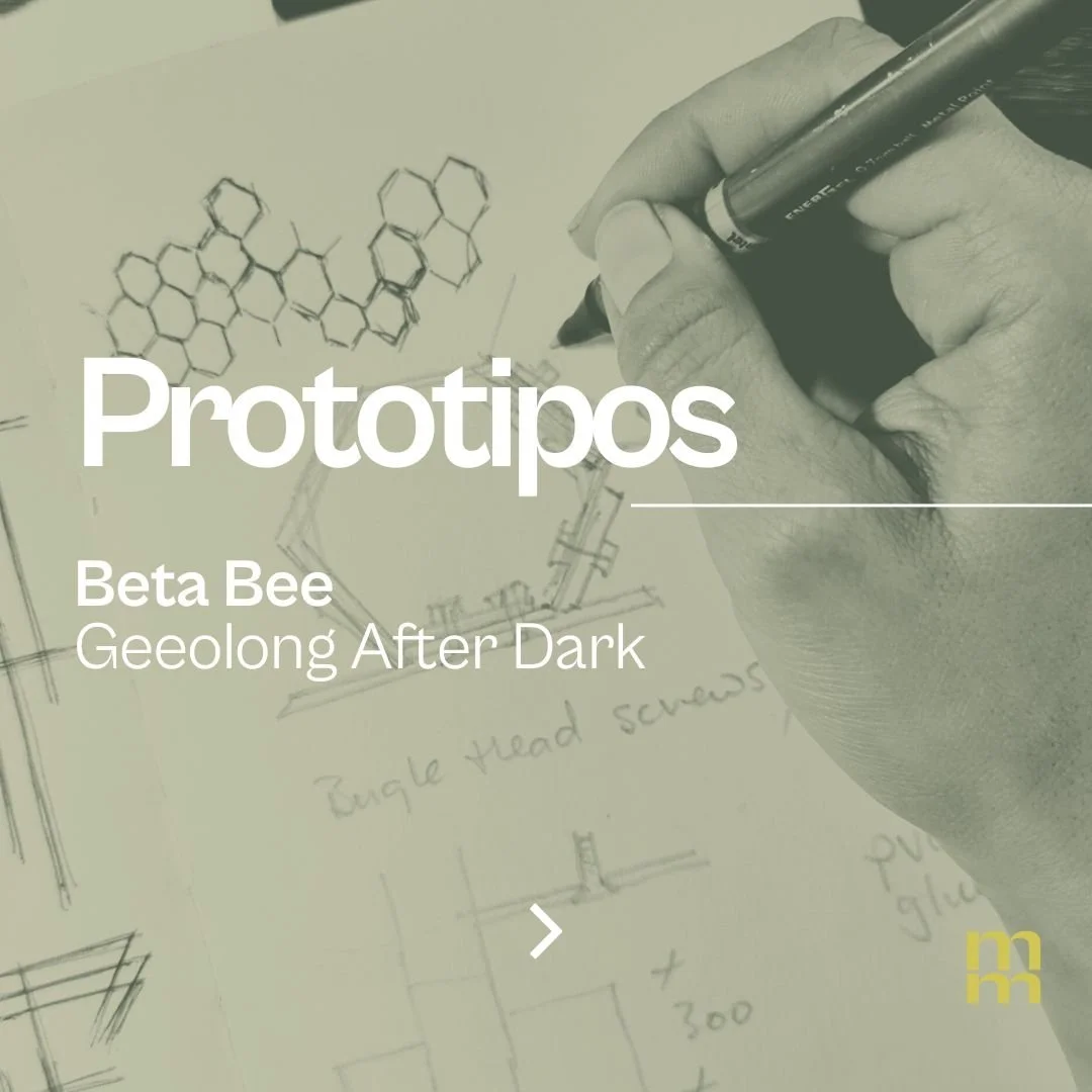 &iexcl;Hola holaa! 🌟

Hoy quiero compartirles un poquito m&aacute;s sobre el proceso detr&aacute;s de nuestro proyecto Beta Bee, una instalaci&oacute;n que creamos para el festival &quot;Geelong After Dark&quot; en Victoria, Australia. 🐝✨

En esta 