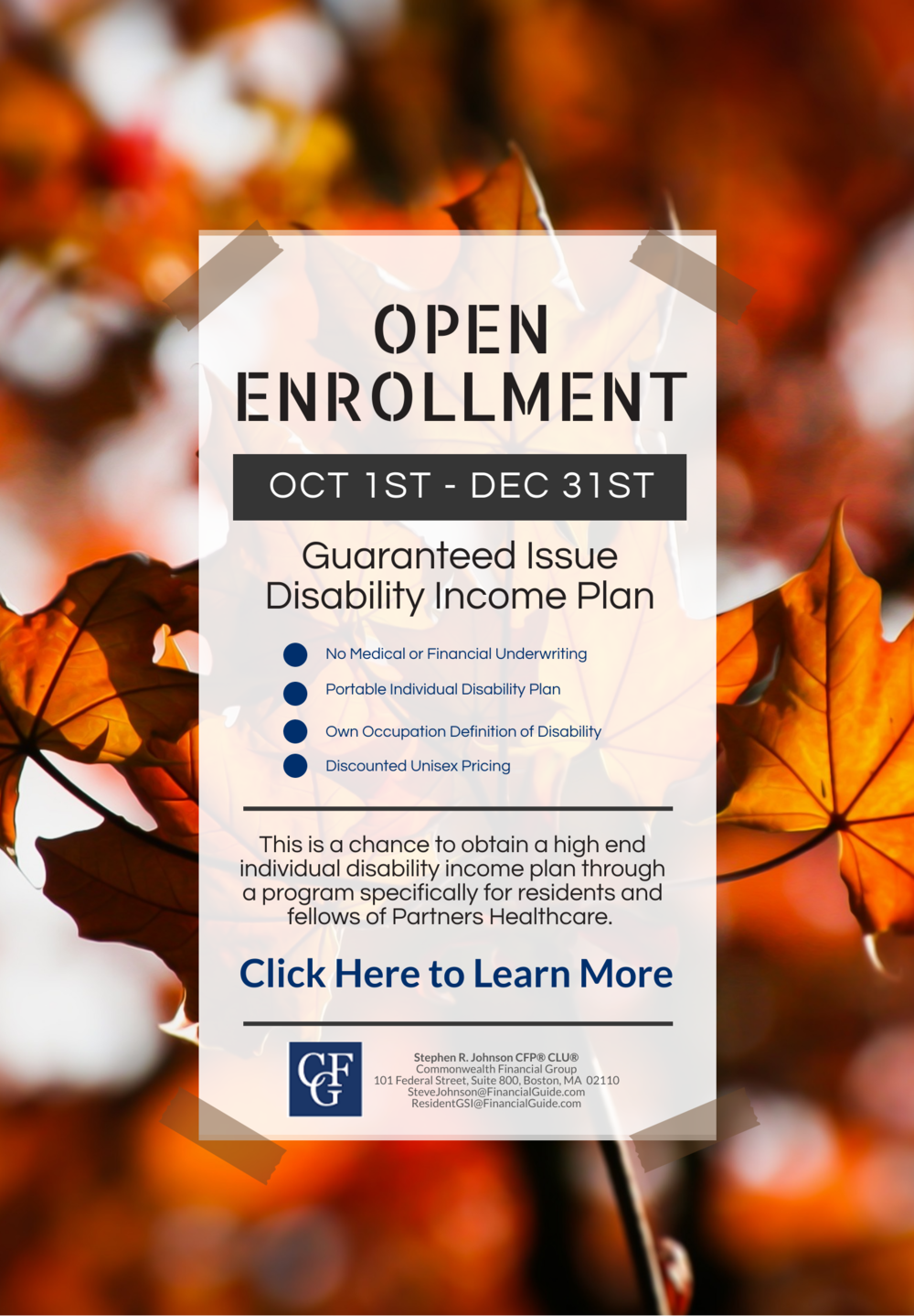 Events — Resident GSI Within Open Enrollment Flyer Template