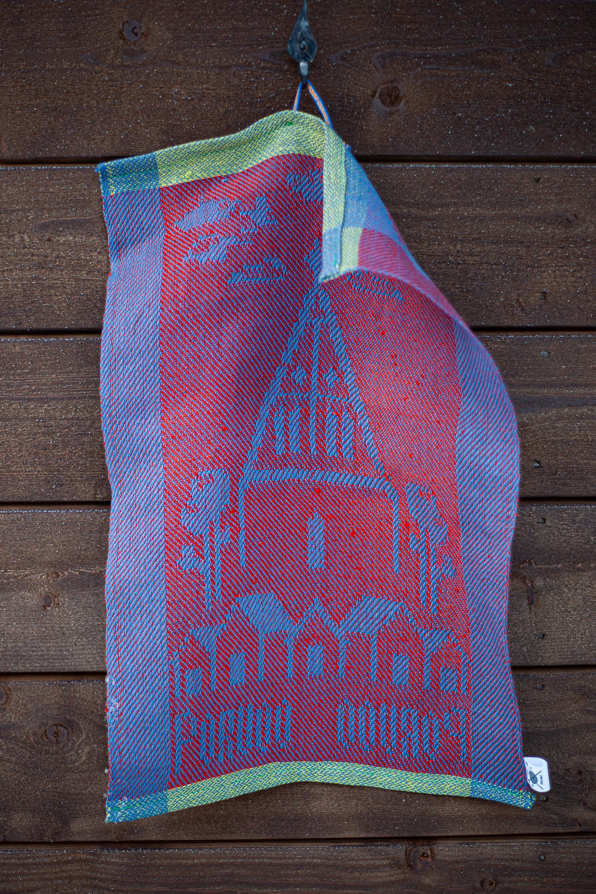 Porvoo pyyhe punainen 