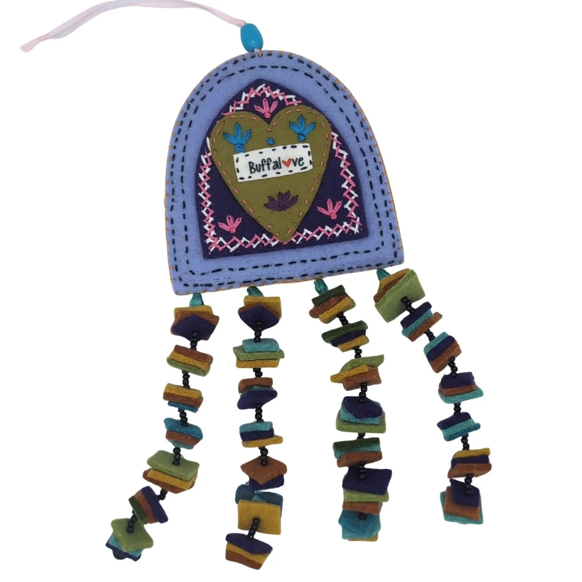 Hand-Embroidered House Blessing by Aysha