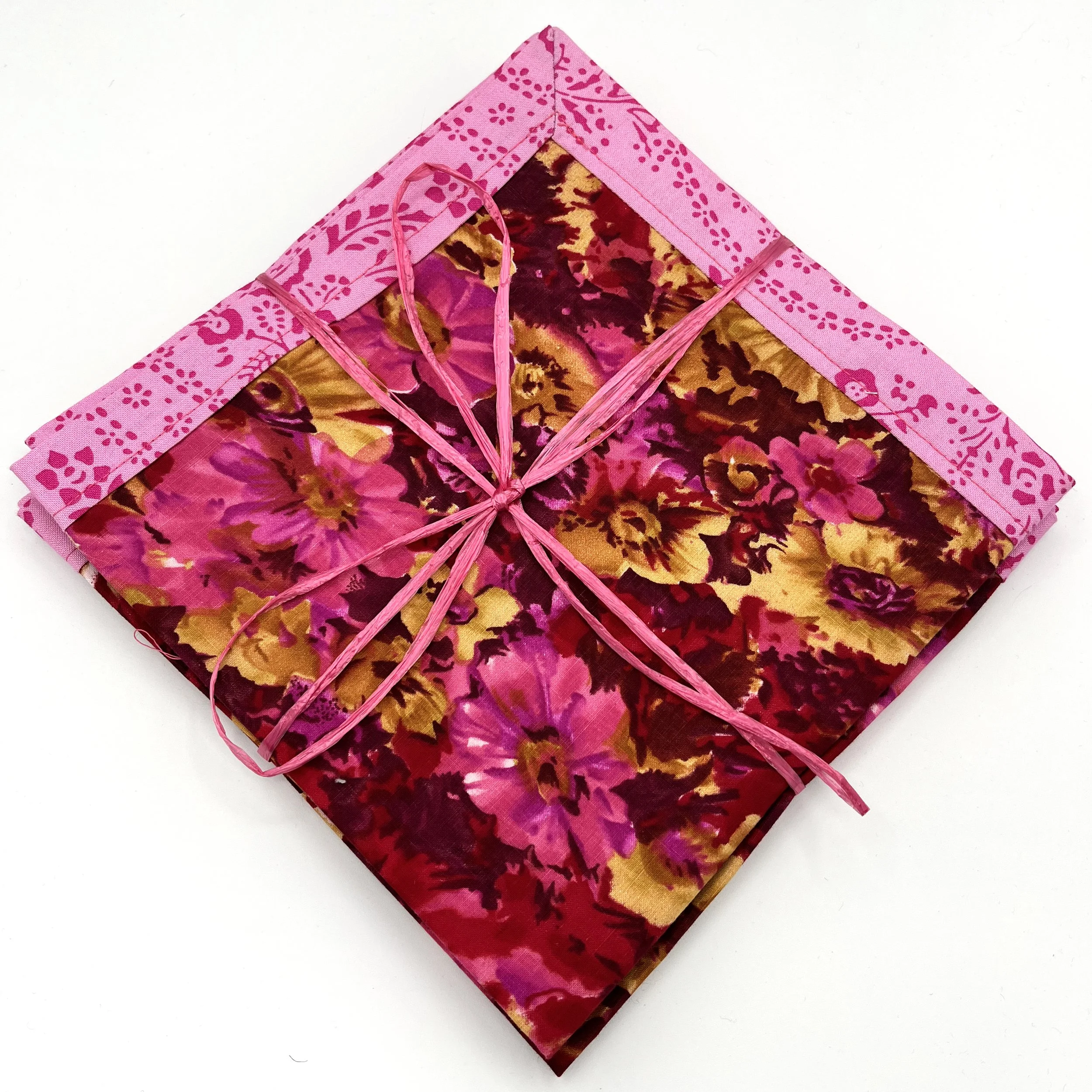 Reusable Cotton Napkins (Set of Four)—by Zarghona