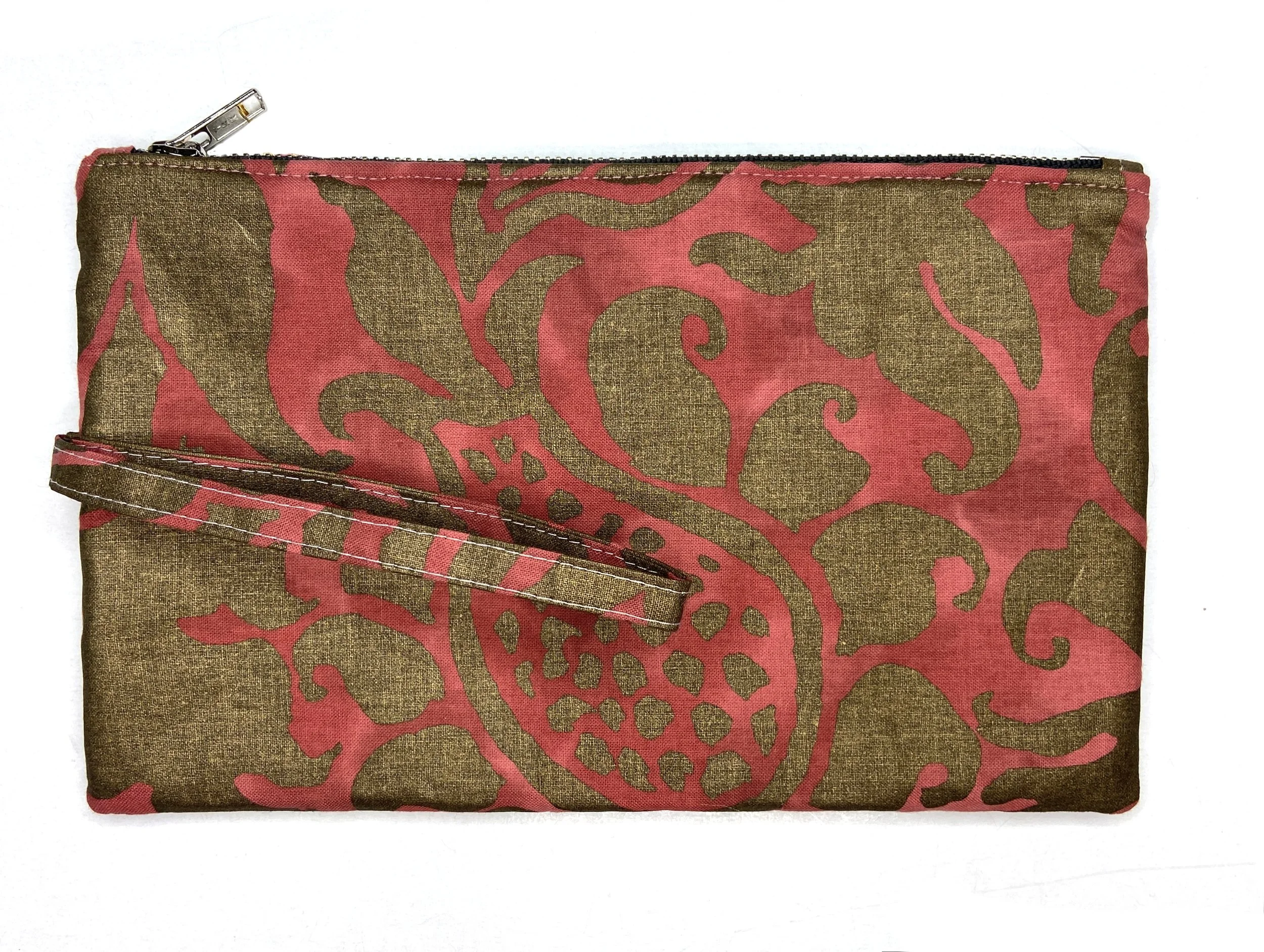 Bold Lined Clutch with Wrist Strap—by Esther Yawng