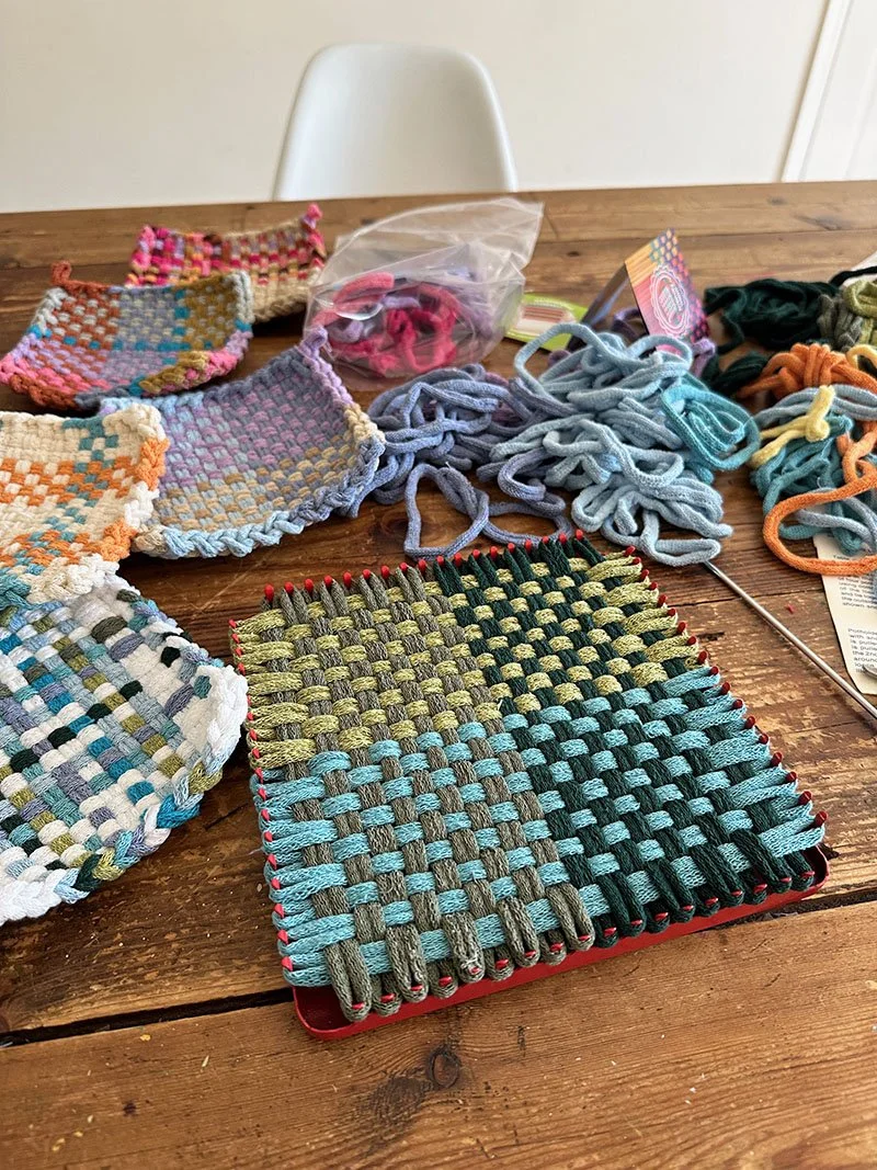 Craft & Connect Wednesdays: Woven Loop Potholders (October 21, 2025 | 5:30–7:30pm)