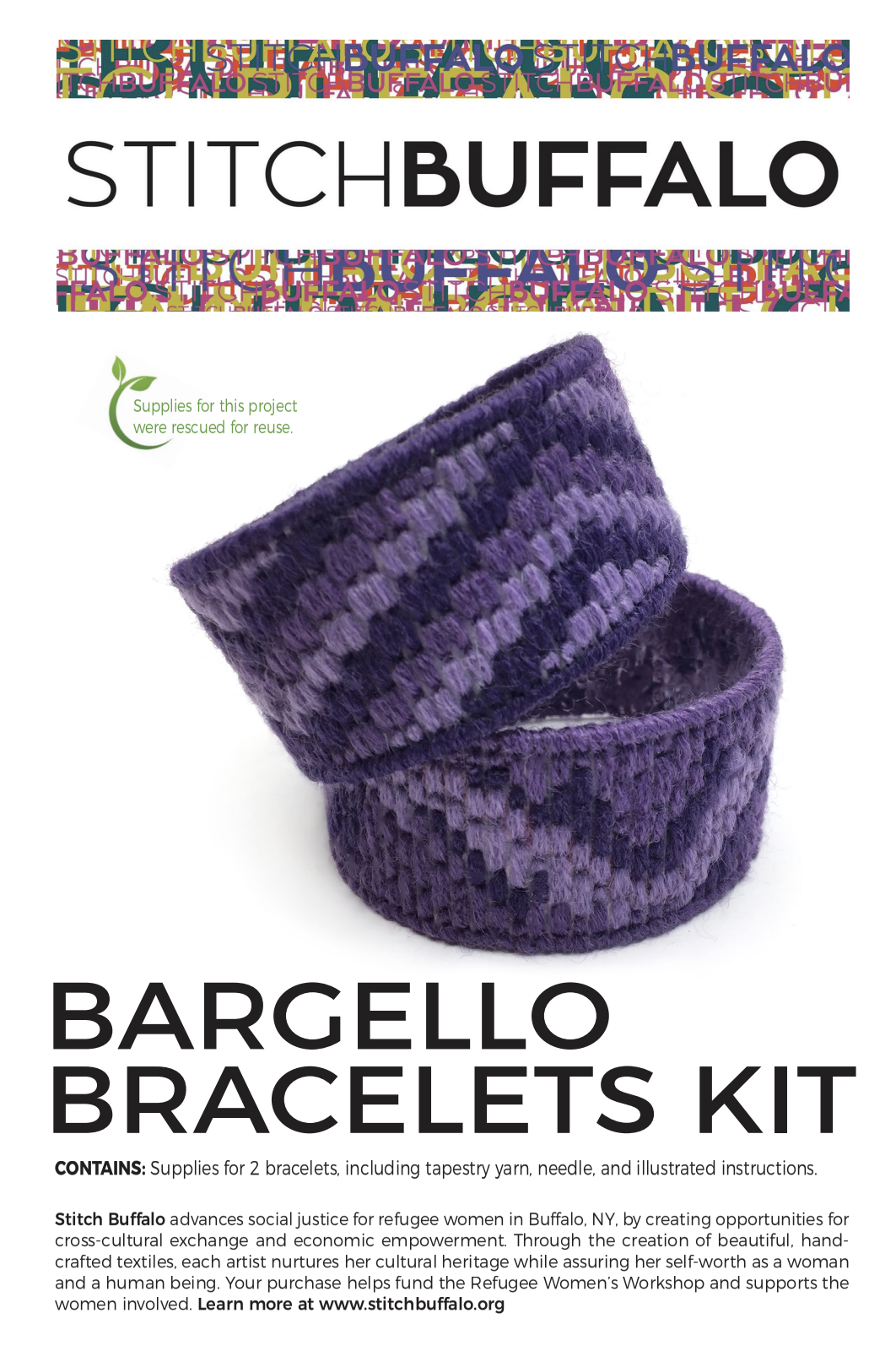 Bargello Bracelets Kit — Stitch Buffalo