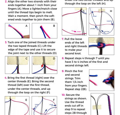 Macrame Bracelet Adjustable Bracelet Knot Instructions Necklace