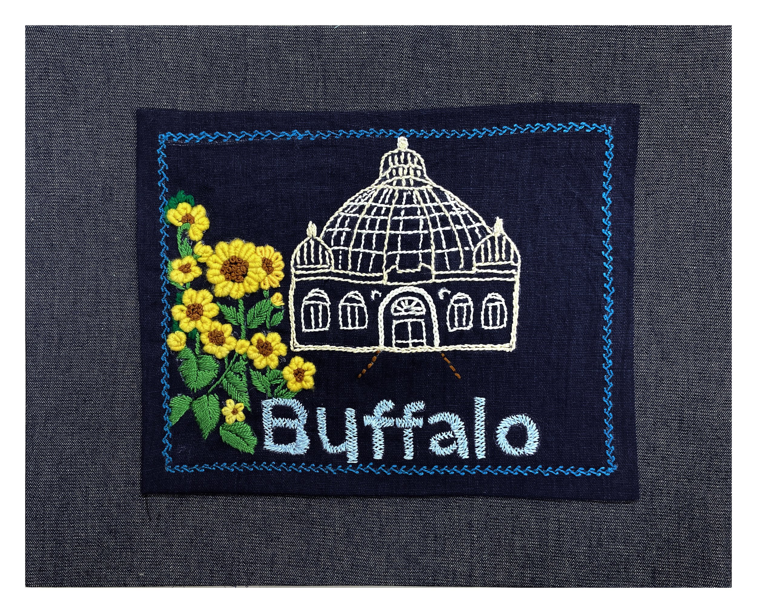 Made in Buffalo Embroidered Patch