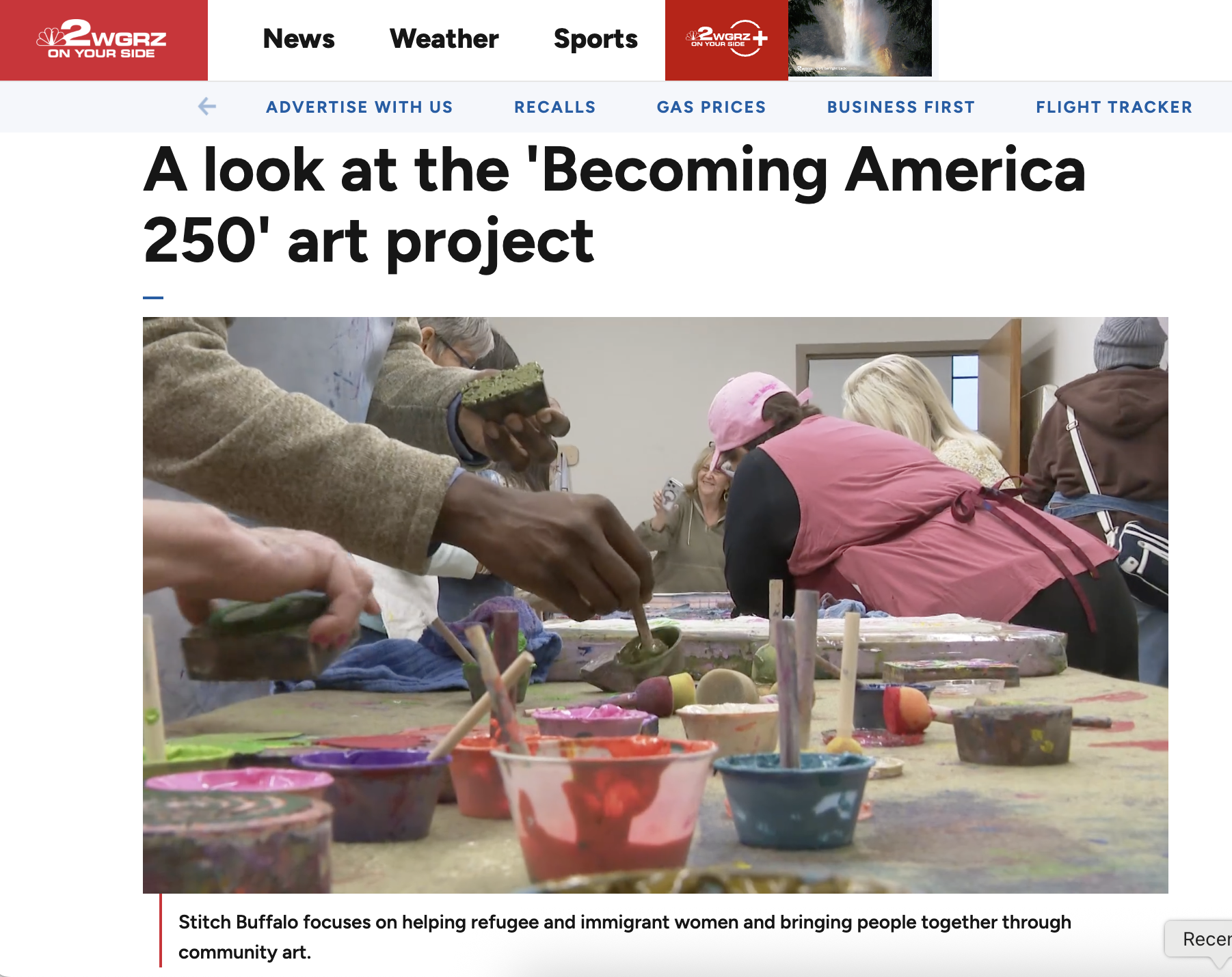 2WGRZ: A Look at the 'Becoming America 250' Art Project