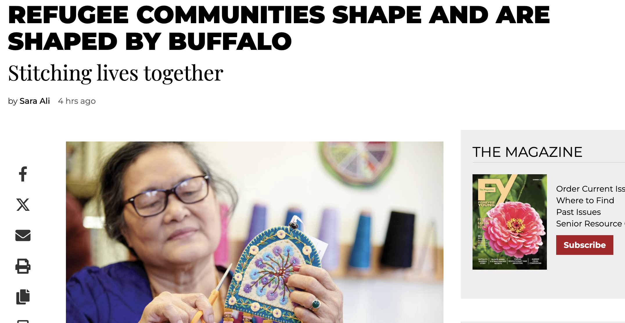 Refugee communities shape and are shaped by Buffalo