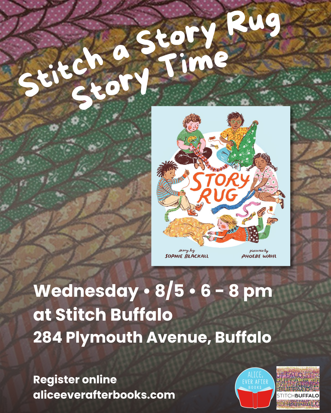 Stitch a Story Rug Story Time with Alice Ever After