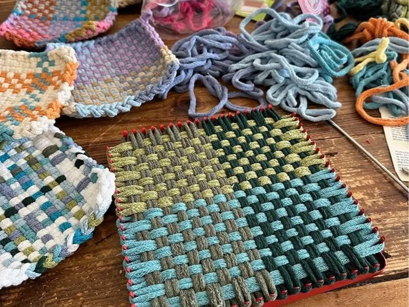 Craft &amp; Connect Wednesdays: Woven Loop Potholders (October 21, 2025 | 5:30–7:30pm) 