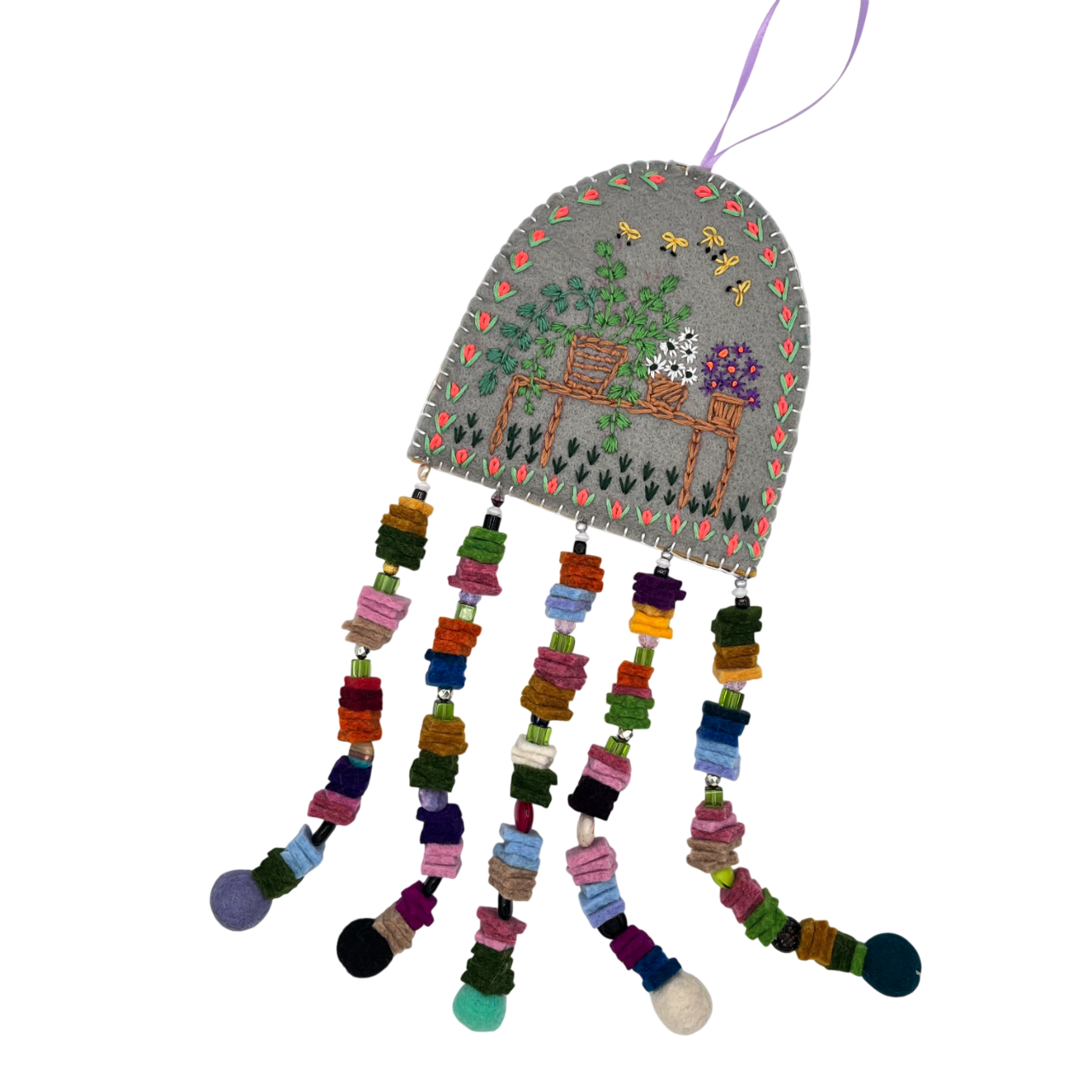 Hand-Embroidered House Blessing by Dau Naw