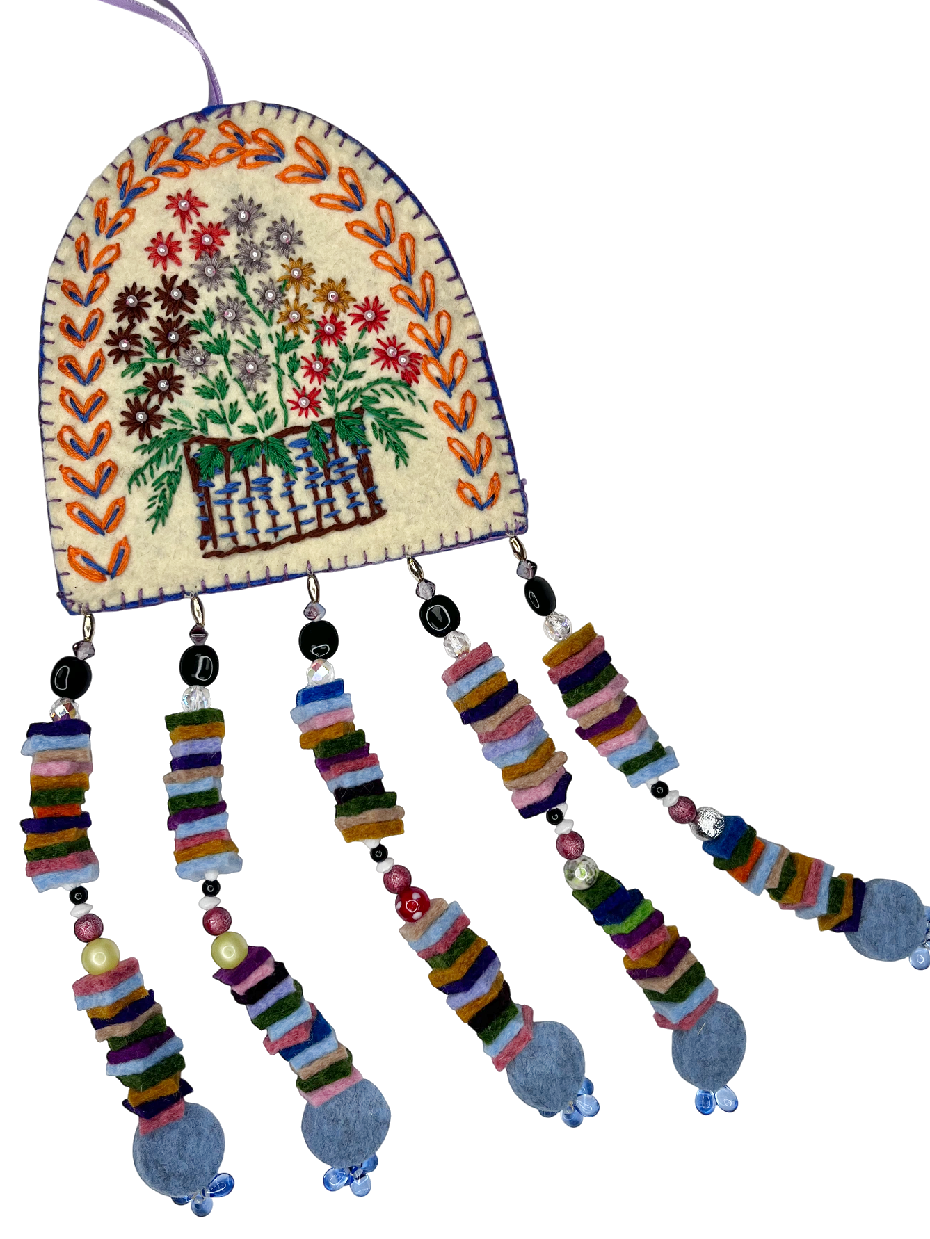 Hand-Embroidered House Blessing by Dau Naw