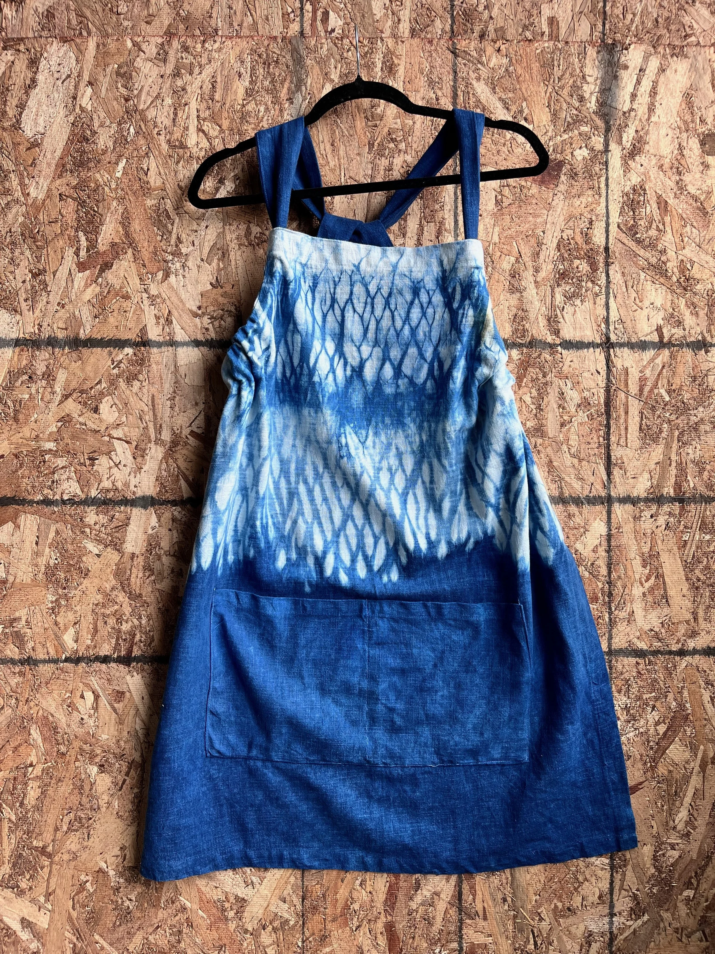 Handsewn Indigo Shibori Aprons: The Blue Edition **May differ from apron shown**