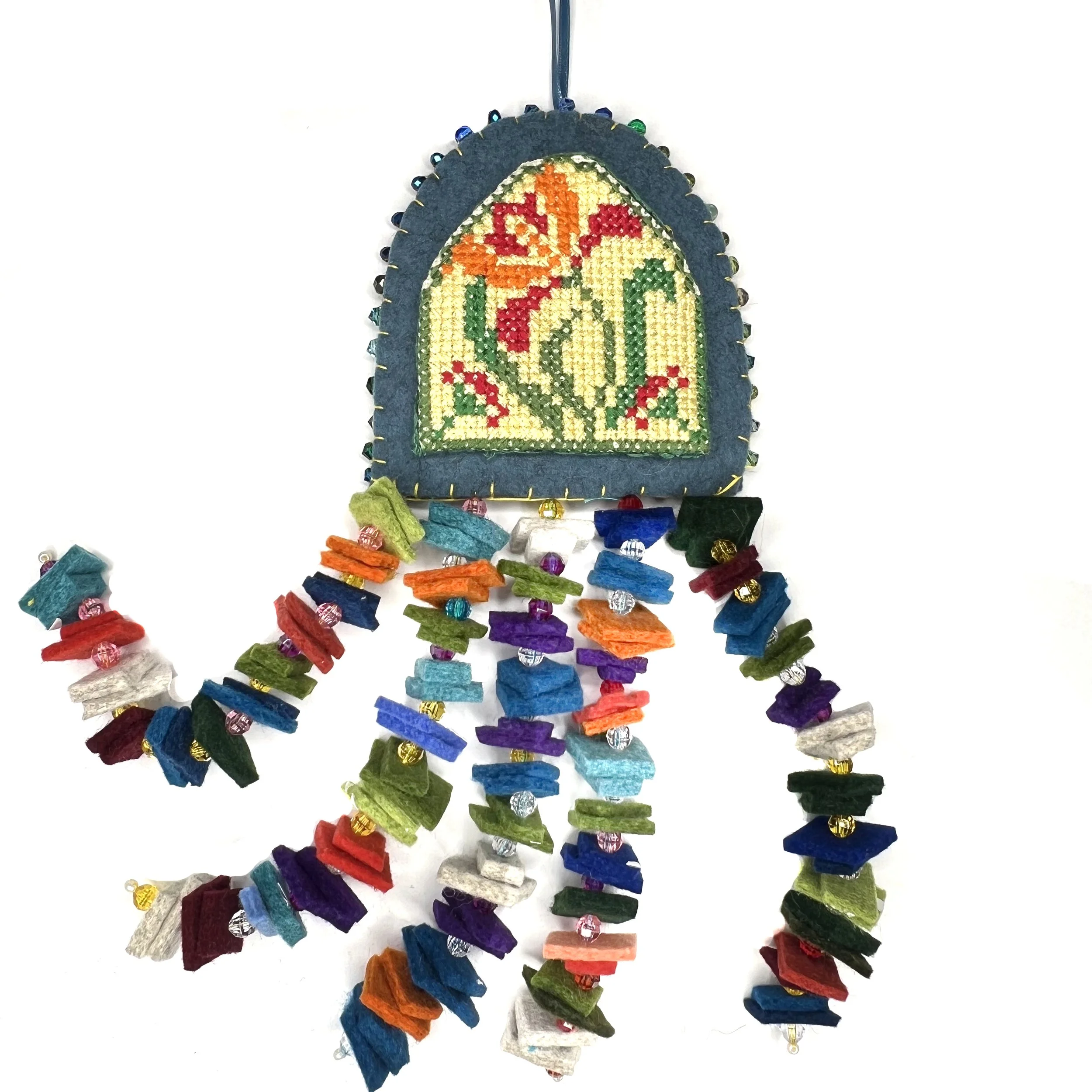 Hand-Embroidered House Blessing by Khalida