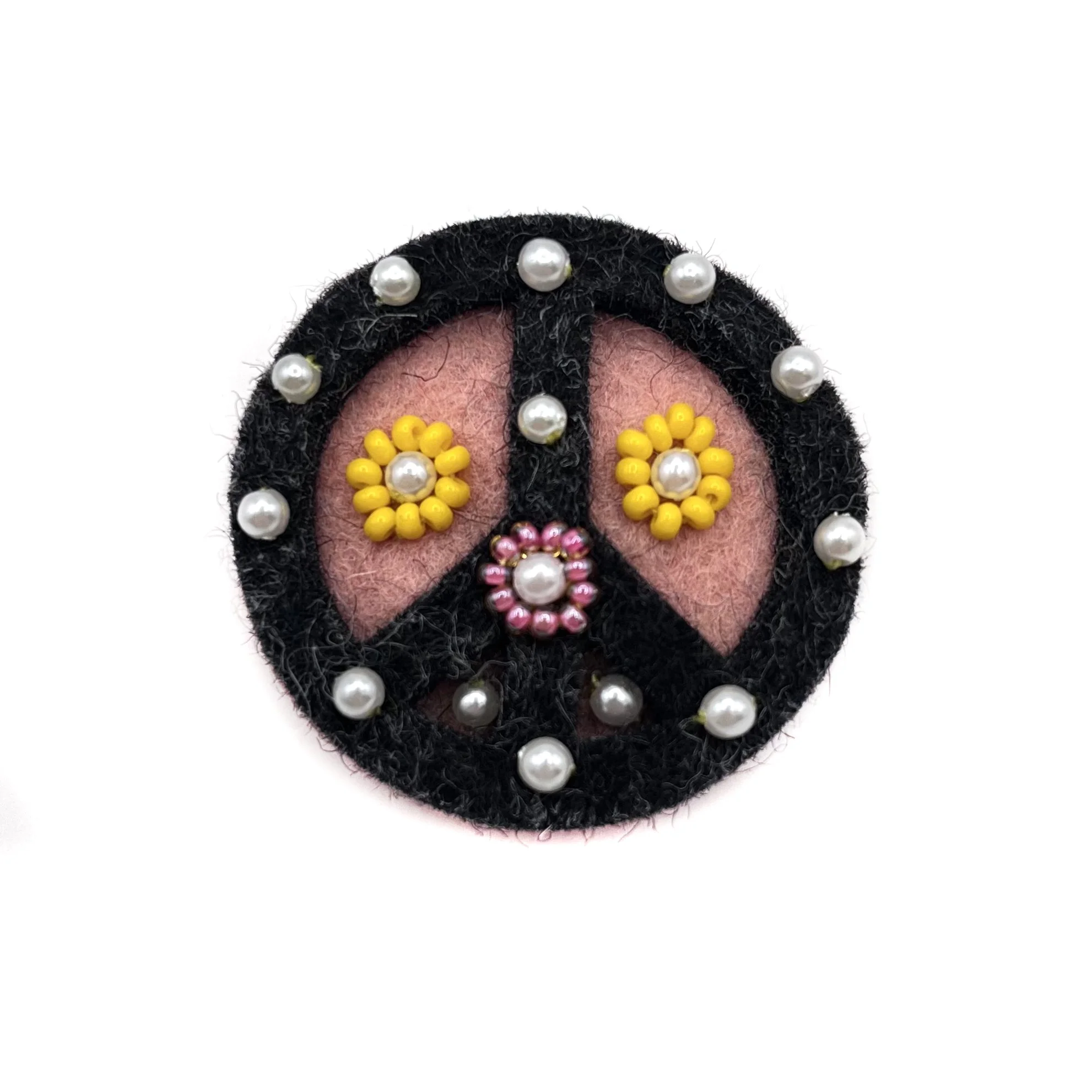 Mini Peace Pins for Social Justice: Hand-Embroidered by Buddhi Rai