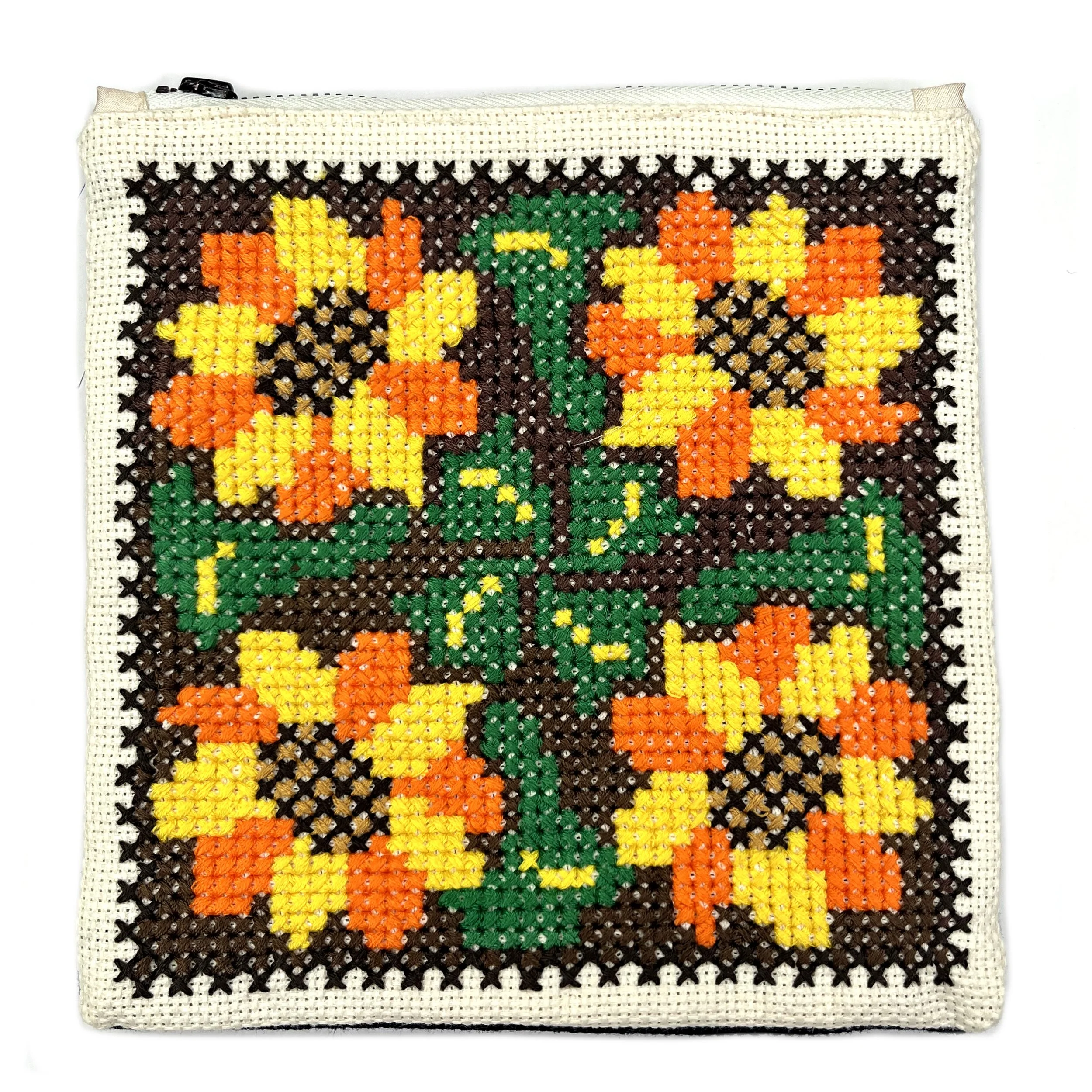 Khamak-Inspired Zipper Pouch by Rahema