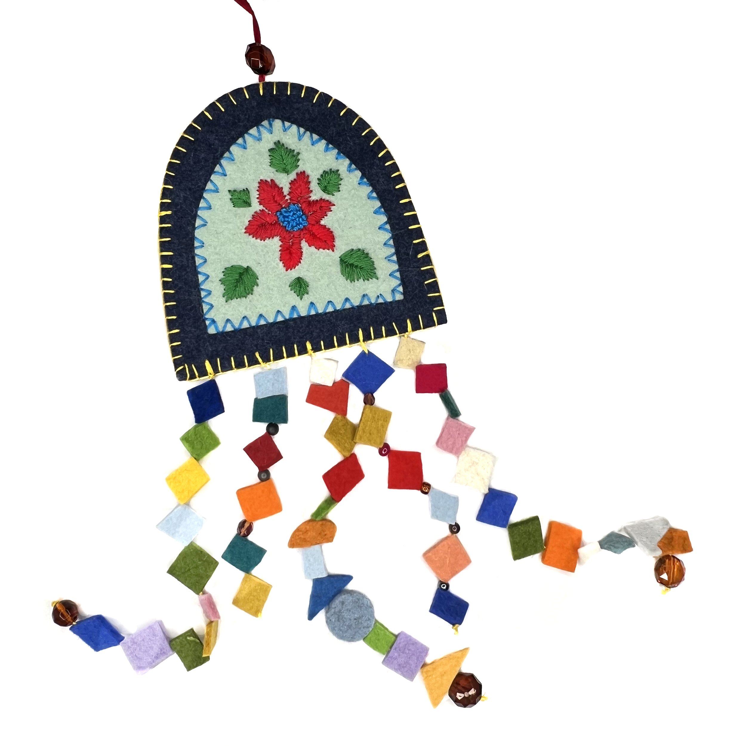 Hand-Embroidered House Blessing by Nin Hta Mai