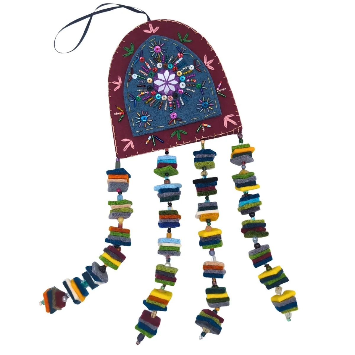 Hand-Embroidered House Blessing by Sana